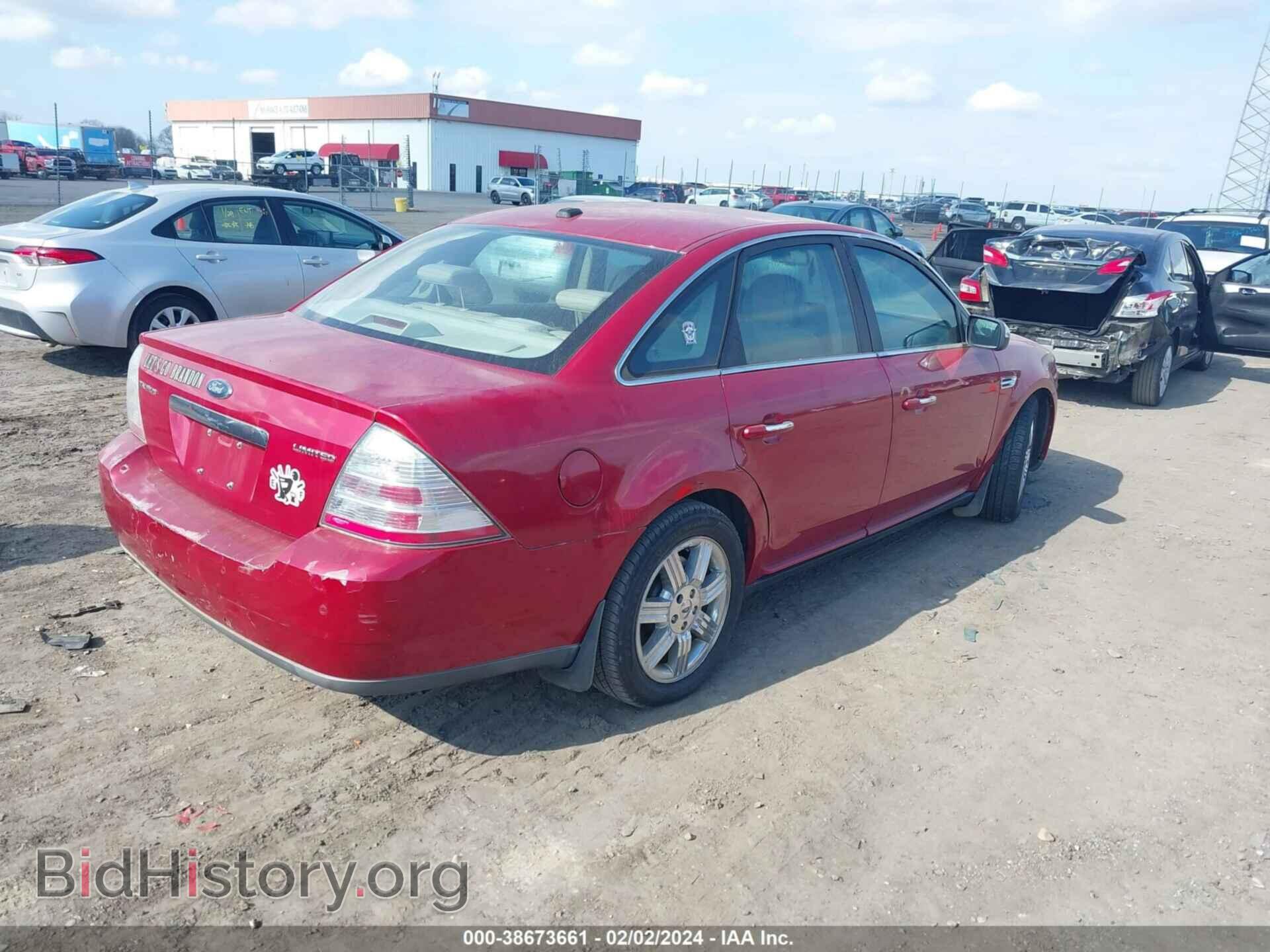 2009 FORD TAURUS - VIN: 1FAHP25W09G111147 - Фото 4