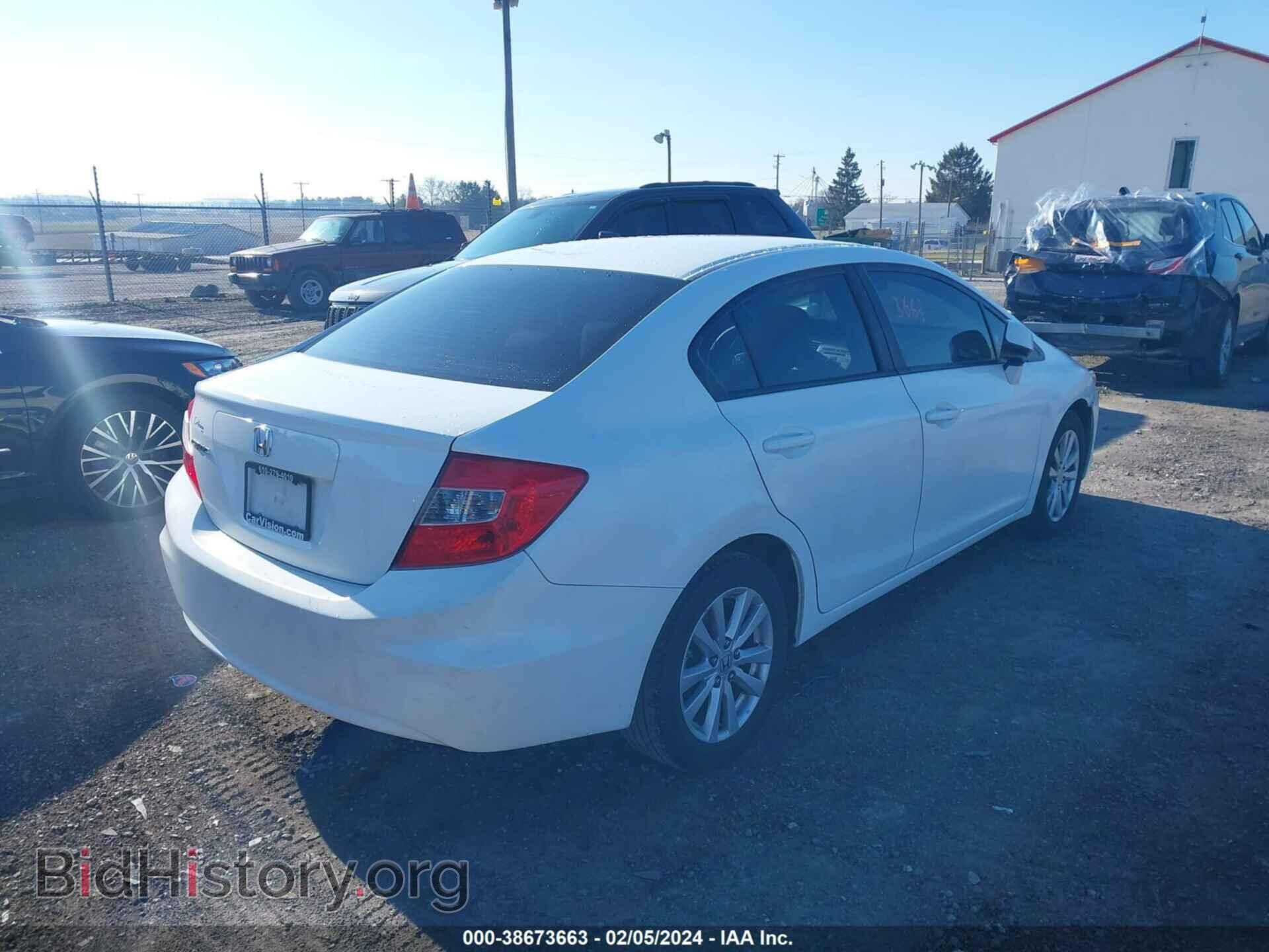 2012 HONDA CIVIC - VIN: 19XFB2F86CE384116 - Фото 4