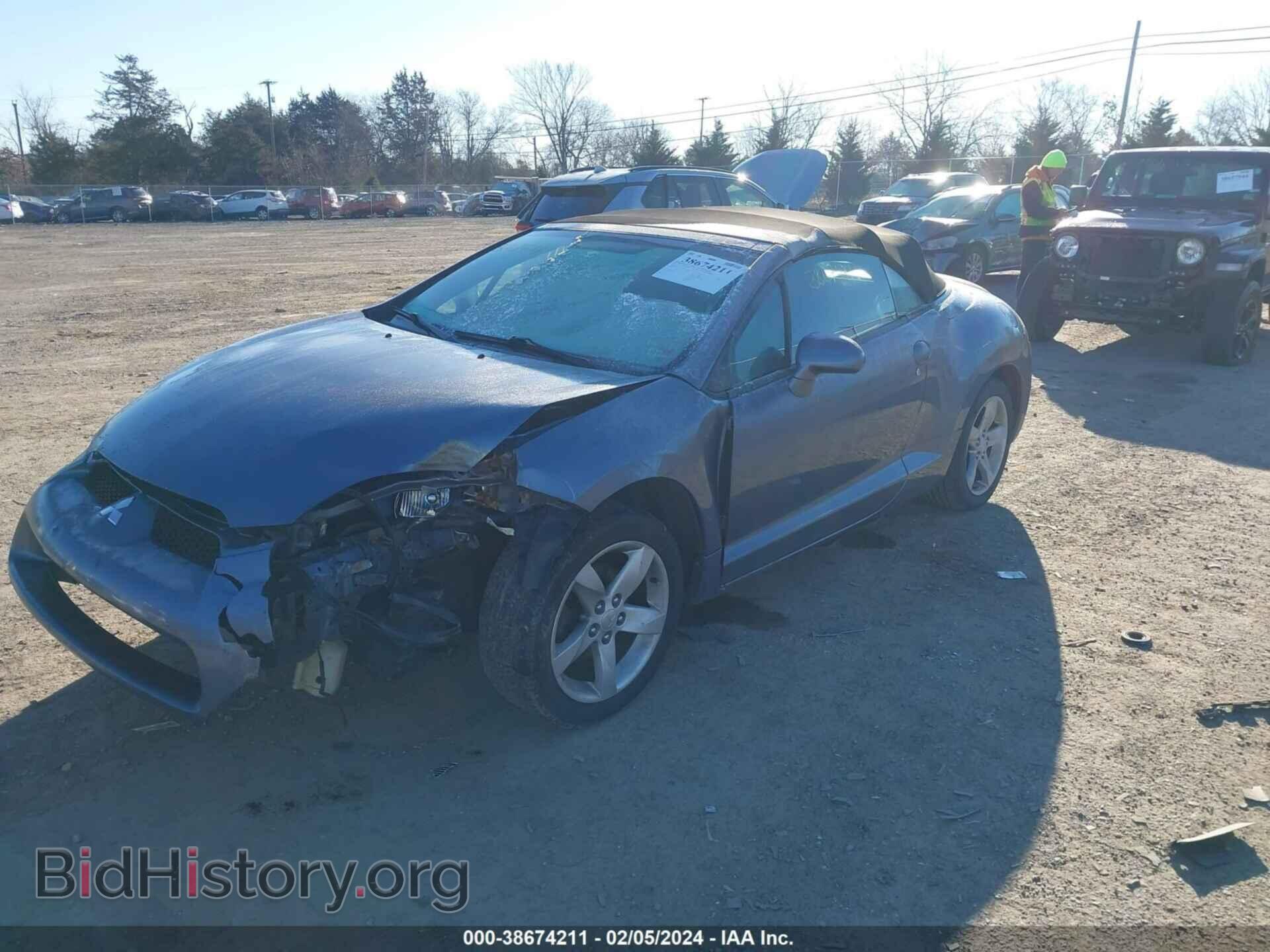 2007 MITSUBISHI ECLIPSE SPYDER - VIN: 4A3AL25F37E069263 - Фото 2