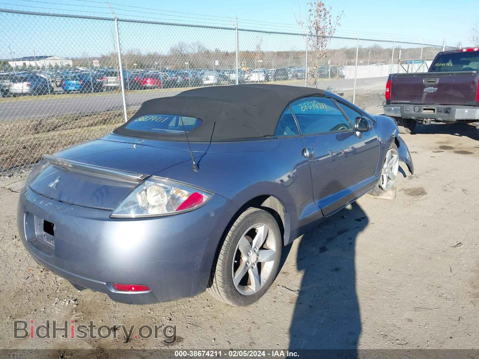 2007 MITSUBISHI ECLIPSE SPYDER - VIN: 4A3AL25F37E069263 - Фото 4