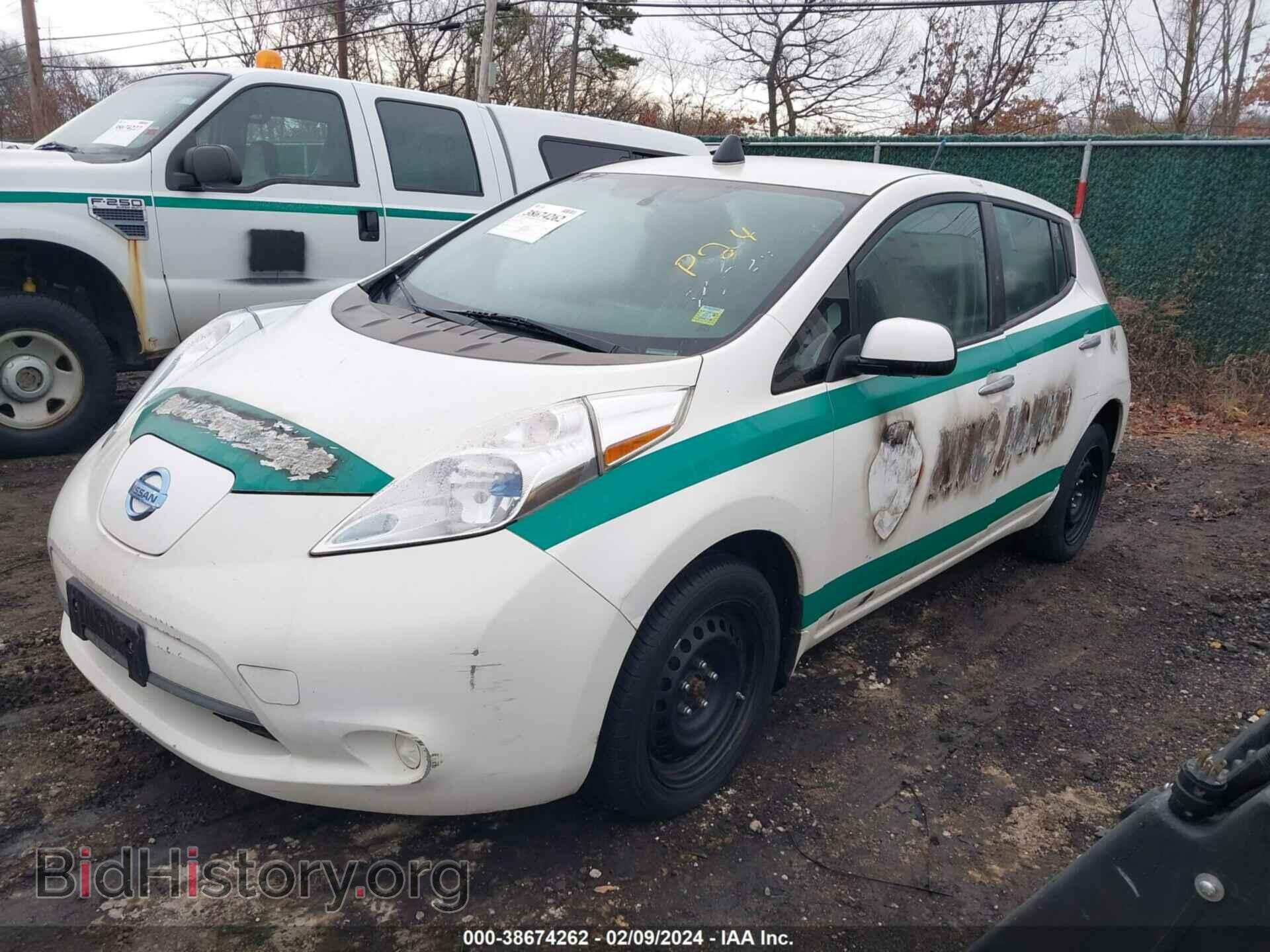2014 NISSAN LEAF - VIN: 1N4AZ0CP4EC339763 - Фото 2