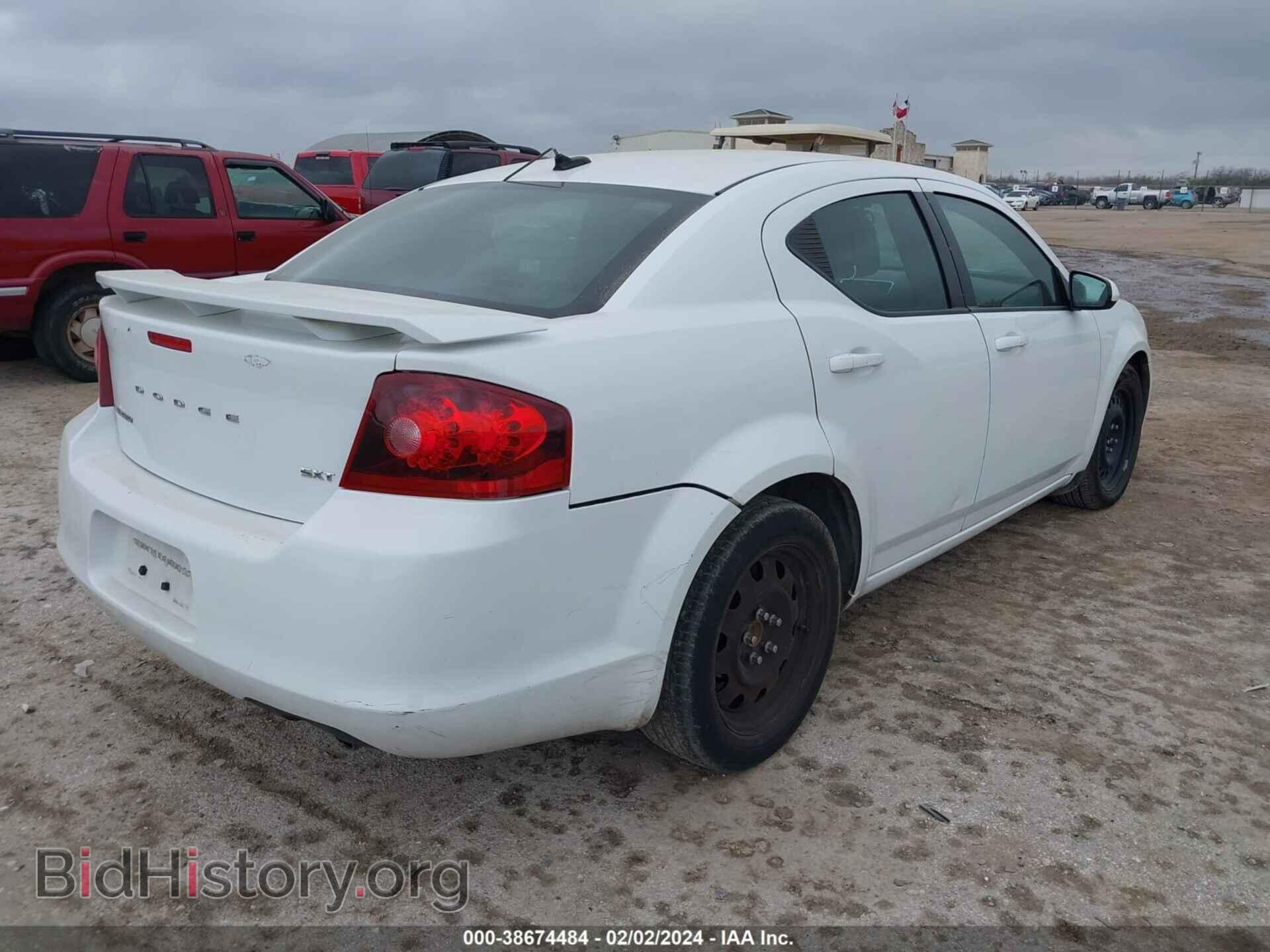 2012 DODGE AVENGER - VIN: 1C3CDZEG8CN329780 - Фото 4