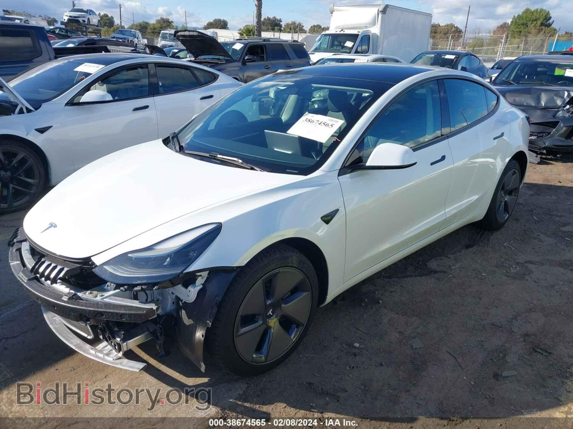 2023 TESLA MODEL 3 - VIN: 5YJ3E1EA7PF501114 - Фото 2