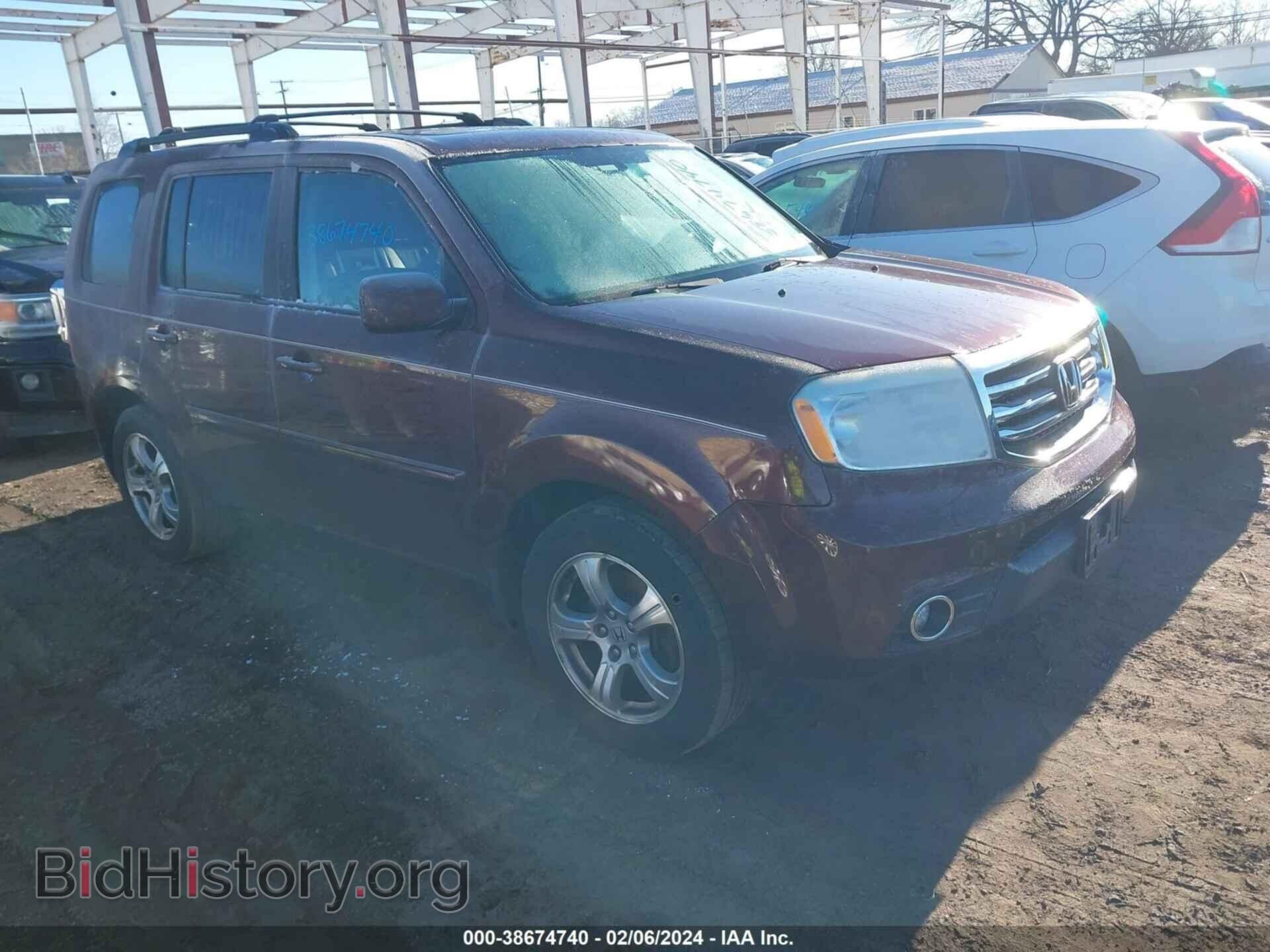 Фотография 5FNYF4H55DB065622 - HONDA PILOT 2013