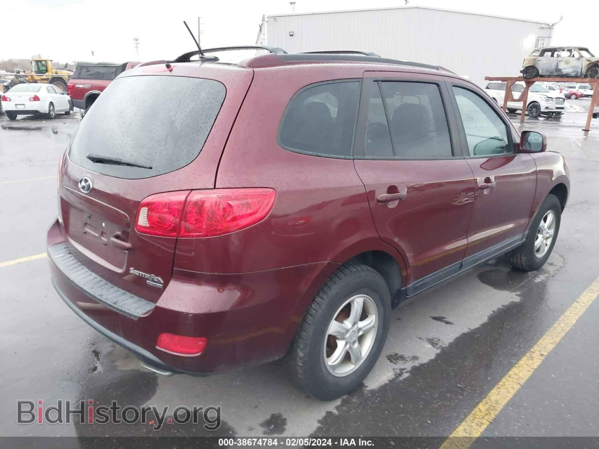 2007 HYUNDAI SANTA FE - VIN: 5NMSG73D87H100448 - Фото 4