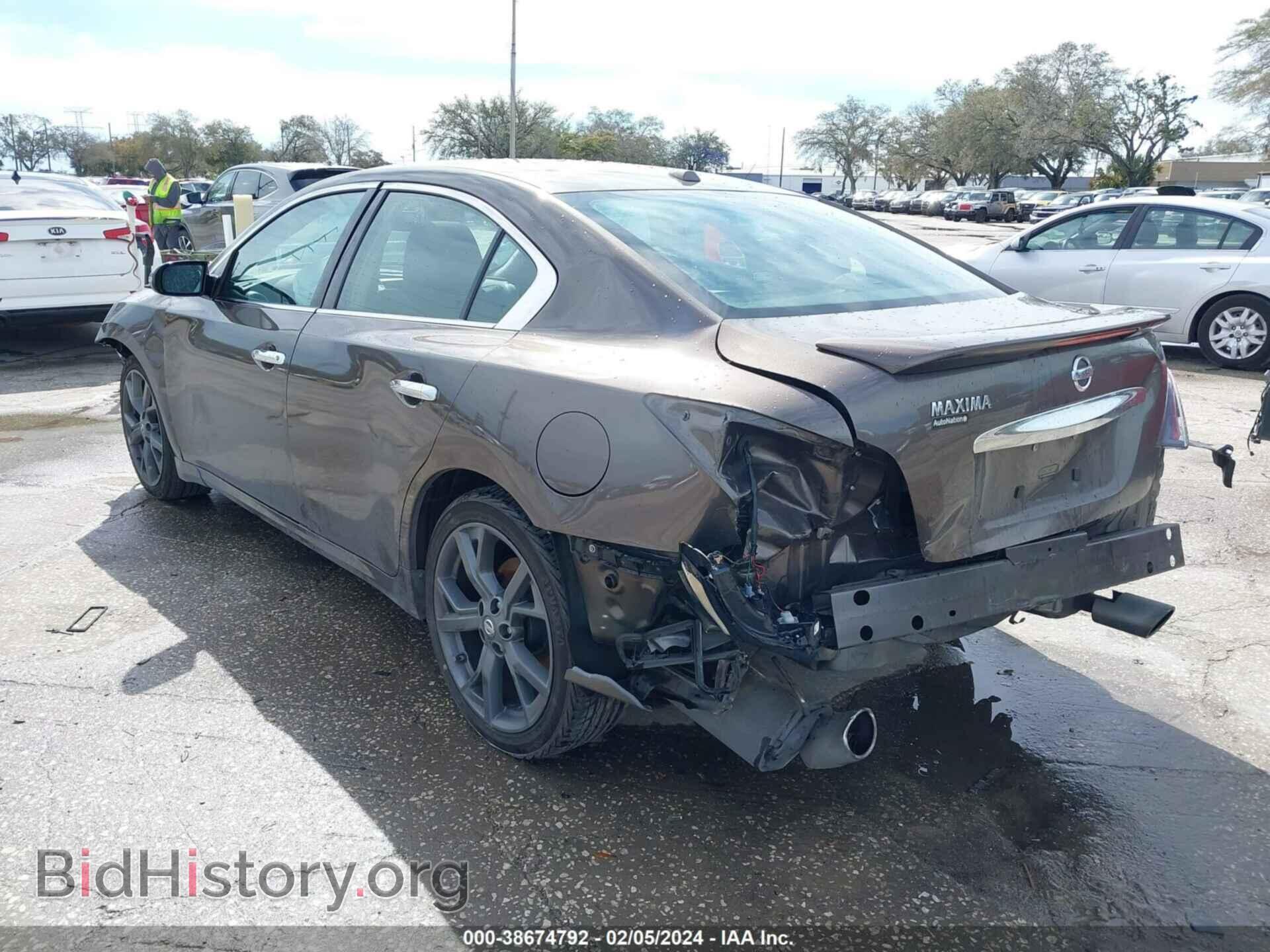 2014 NISSAN MAXIMA - VIN: 1N4AA5AP1EC430710 - Фото 3