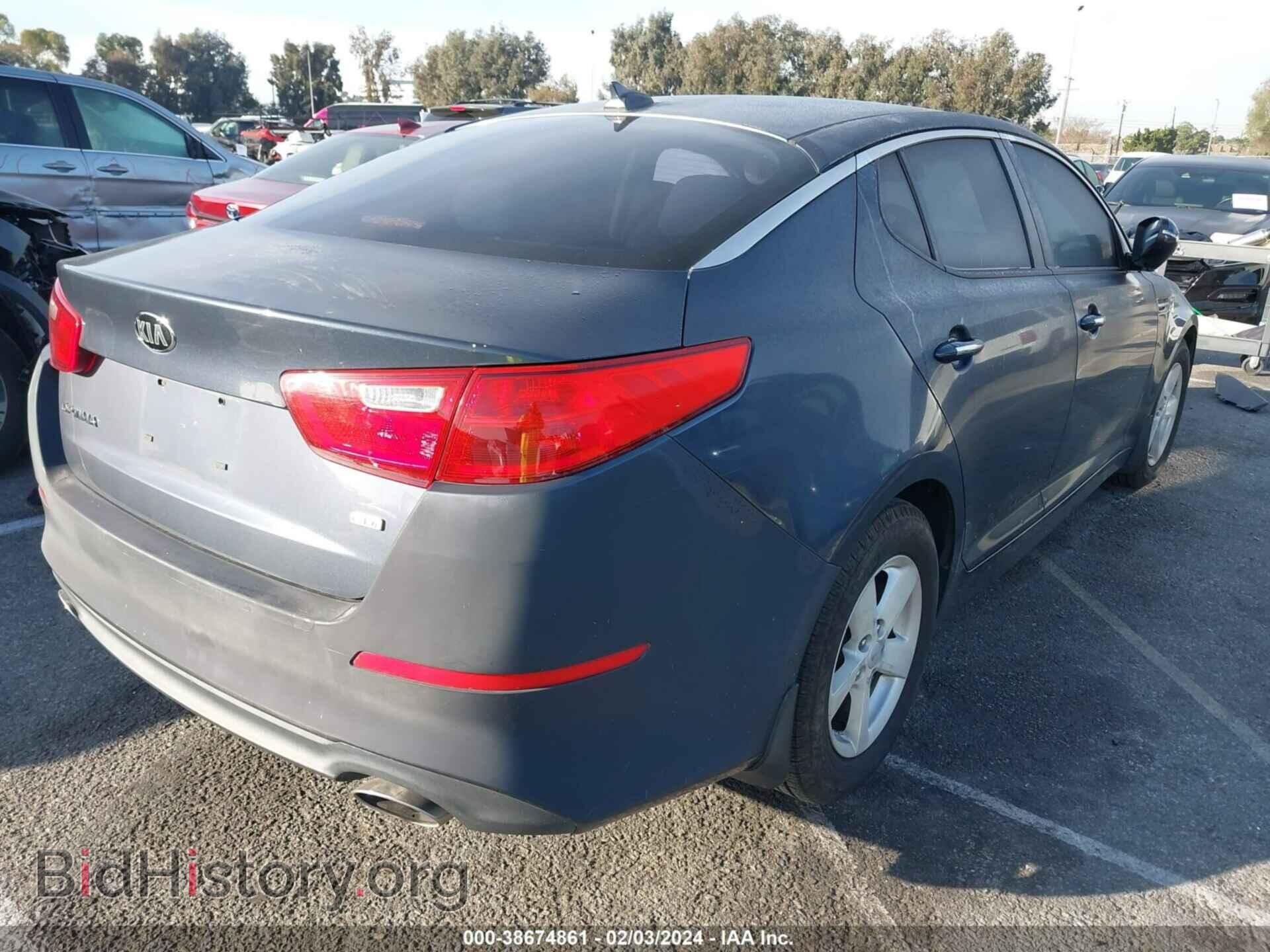 2015 KIA OPTIMA - VIN: KNAGM4A73F5532700 - Photo 4