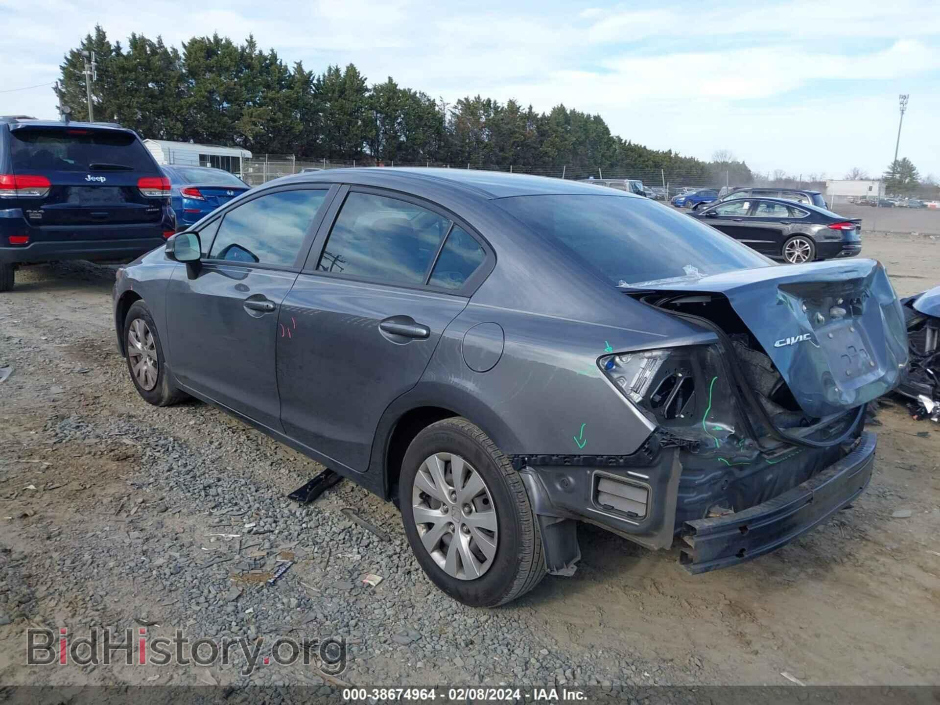 2012 HONDA CIVIC - VIN: 19XFB2F57CE349090 - Photo 3