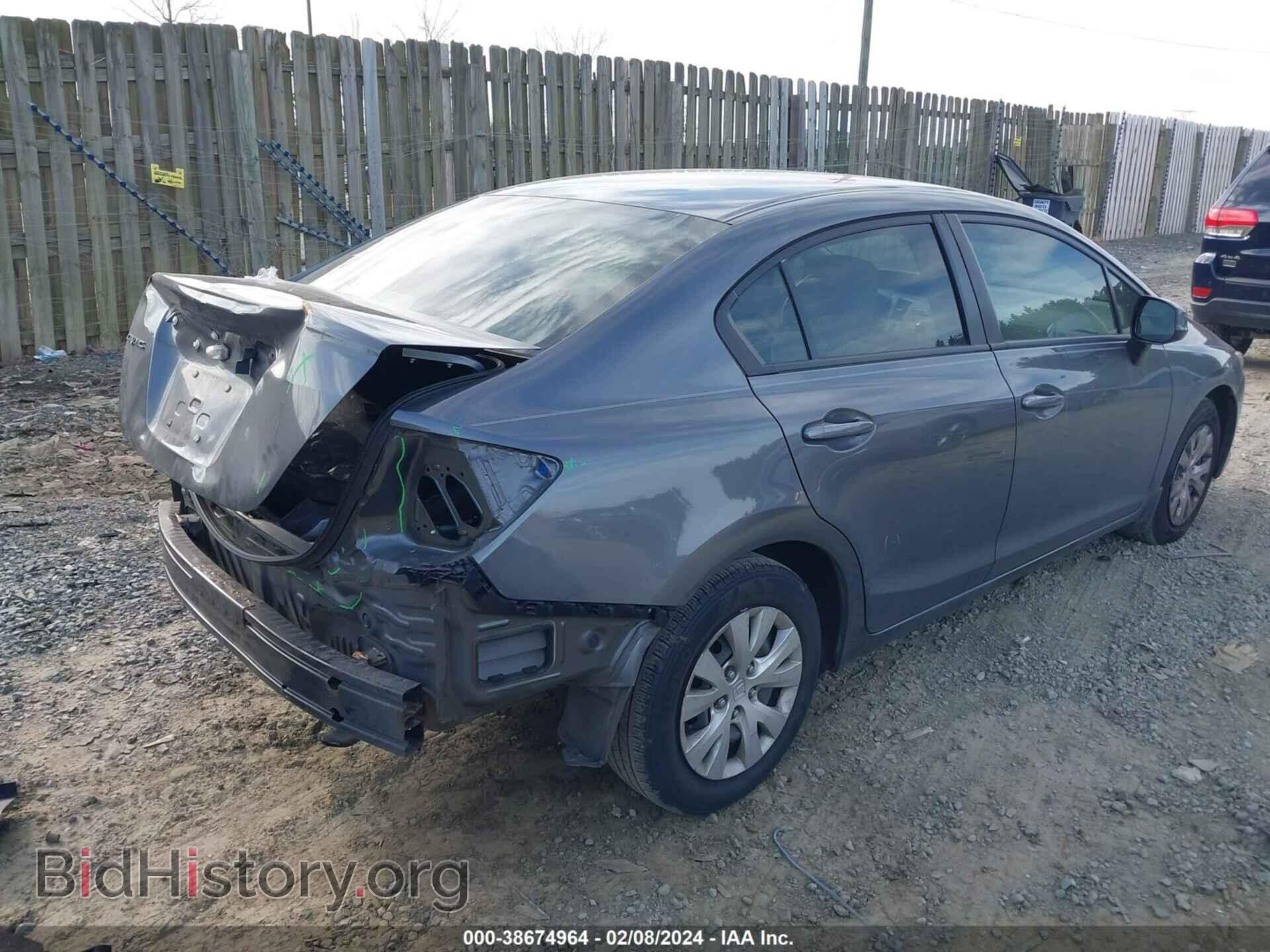 2012 HONDA CIVIC - VIN: 19XFB2F57CE349090 - Photo 4