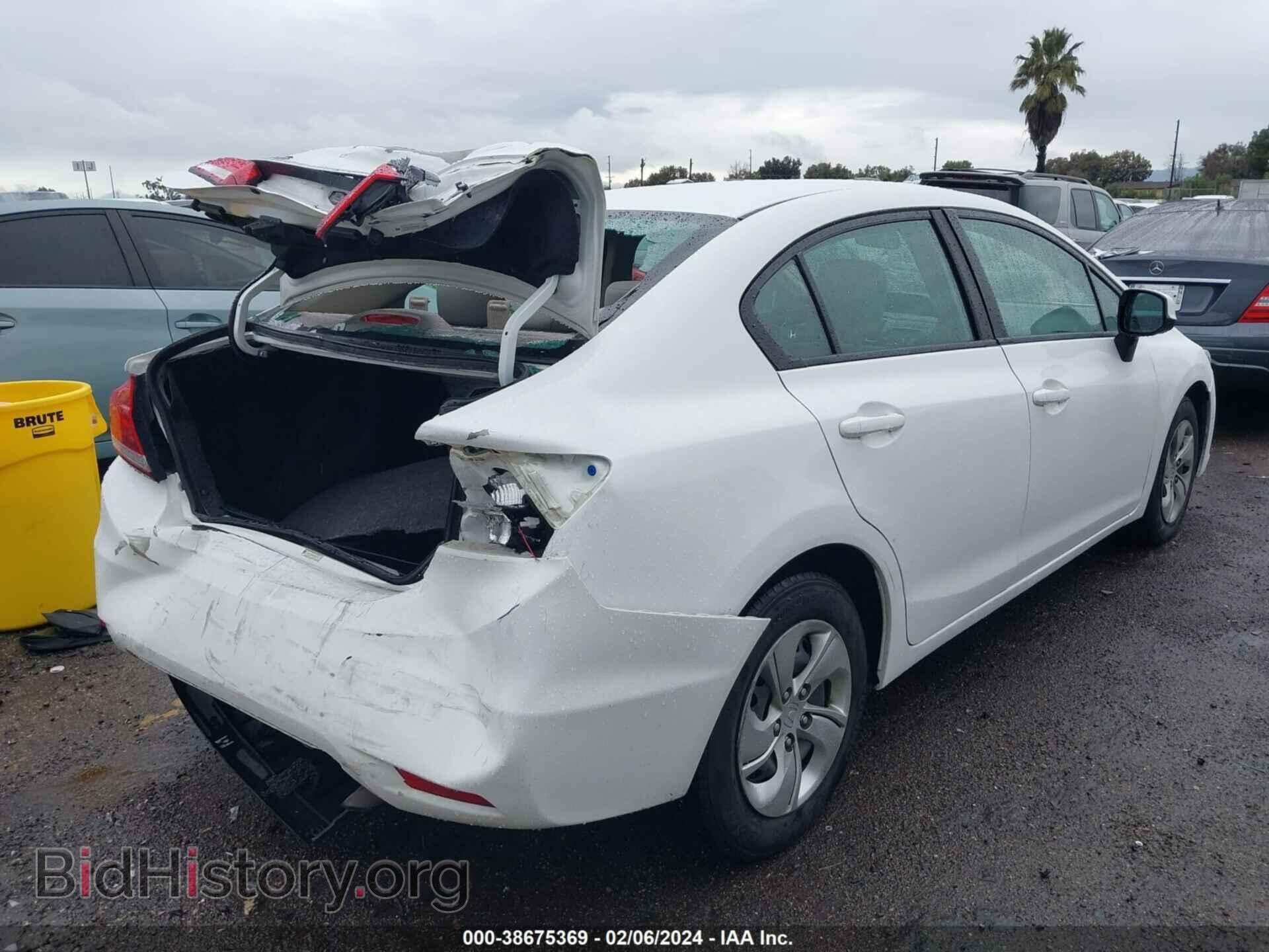 2013 HONDA CIVIC - VIN: 19XFB2F57DE243921 - Фото 4