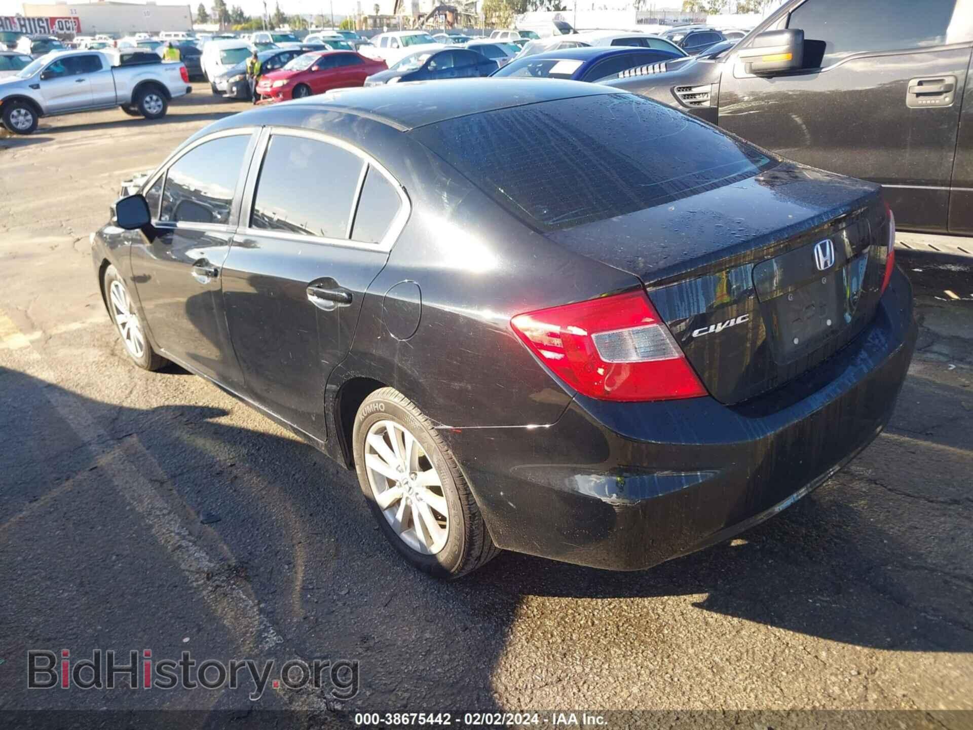2012 HONDA CIVIC - VIN: 19XFB2F87CE301518 - Фото 3