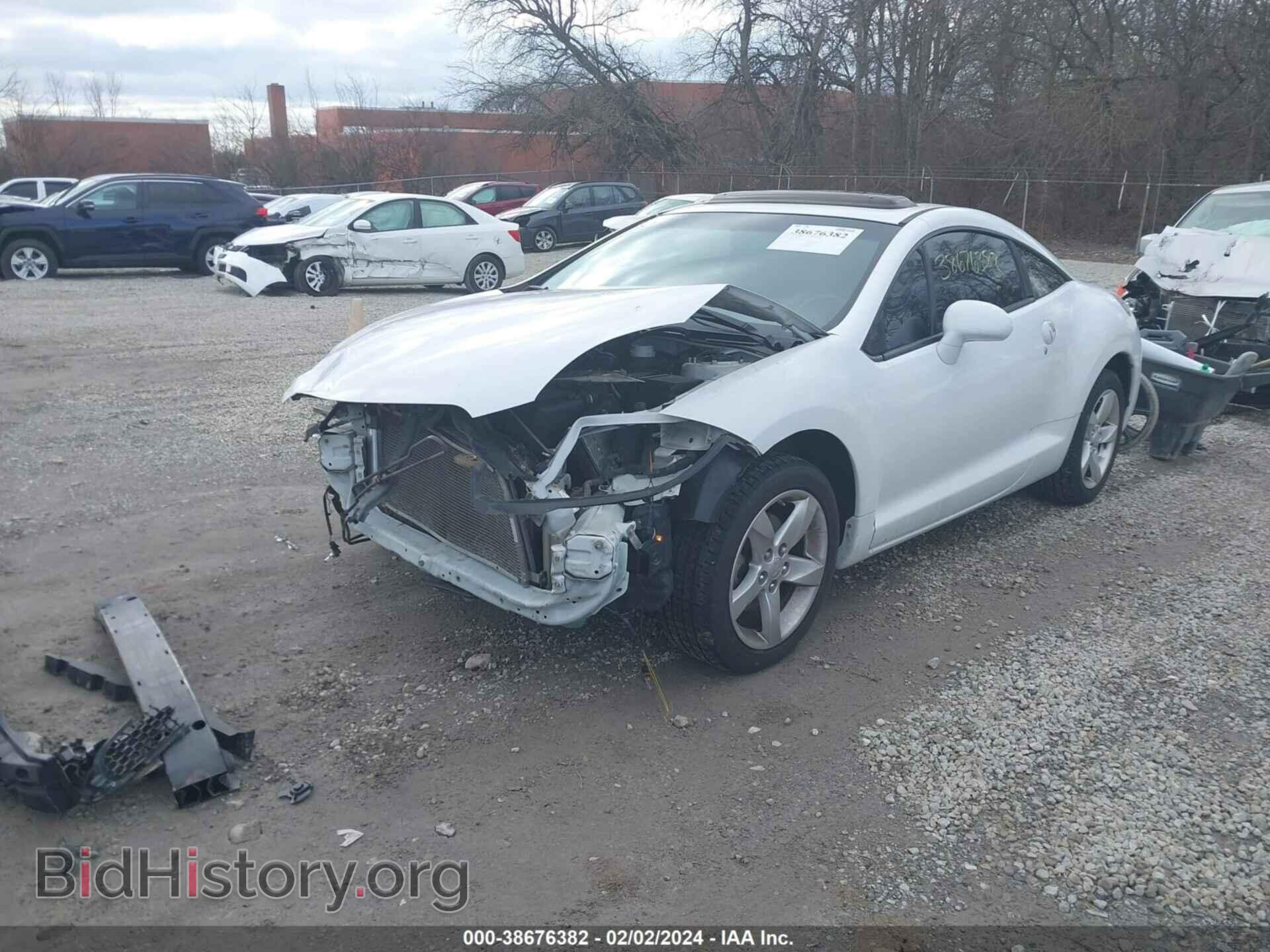 2008 MITSUBISHI ECLIPSE - VIN: 4A3AK24F48E034916 - Фото 2