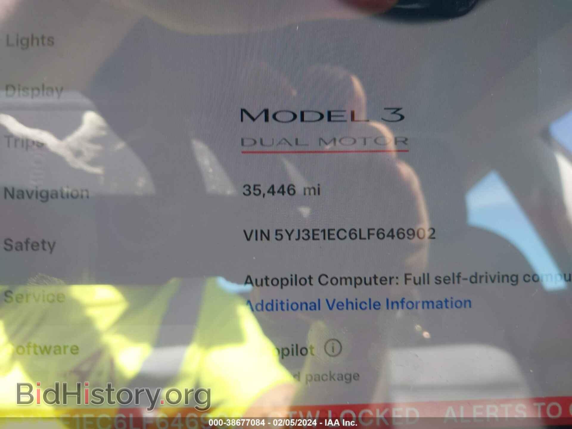 2020 TESLA MODEL 3 - VIN: 5YJ3E1EC6LF646902 - Фото 7