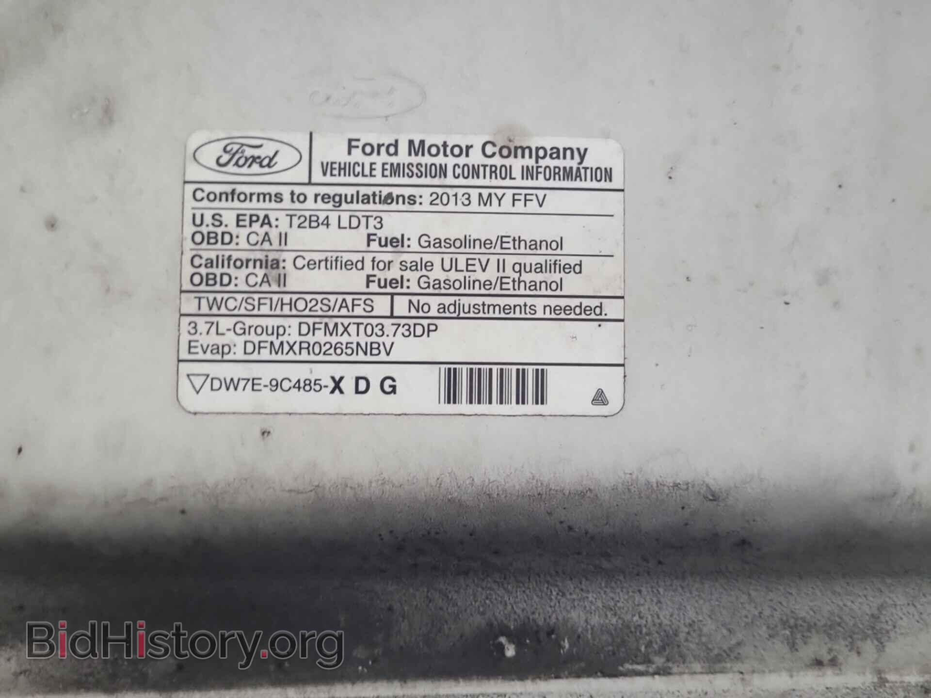 2013 FORD F-150 - VIN: 1FTEX1CM4DKD97342 - Фото 3