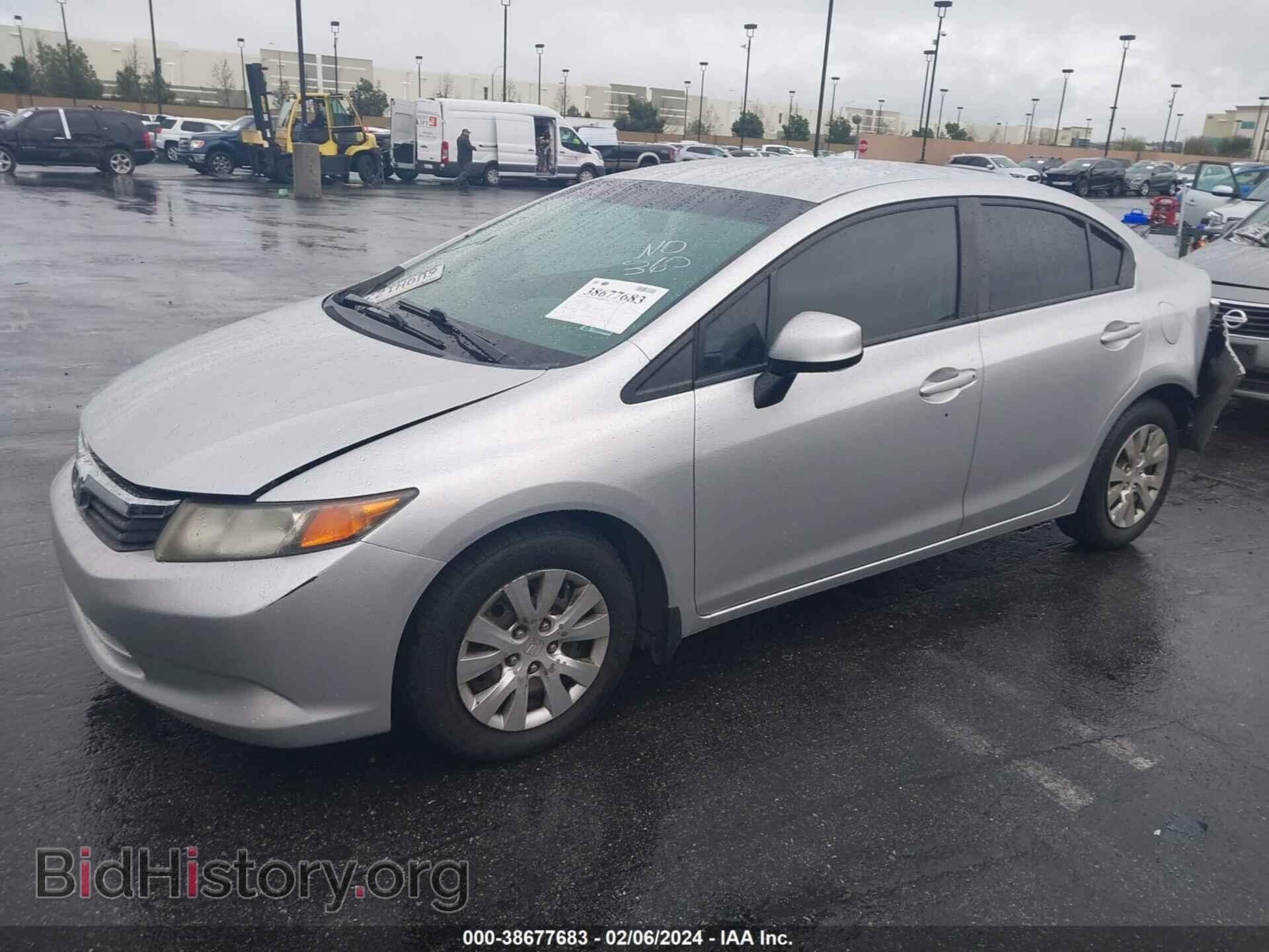 2012 HONDA CIVIC - VIN: JHMFB2F54CS004305 - Фото 2