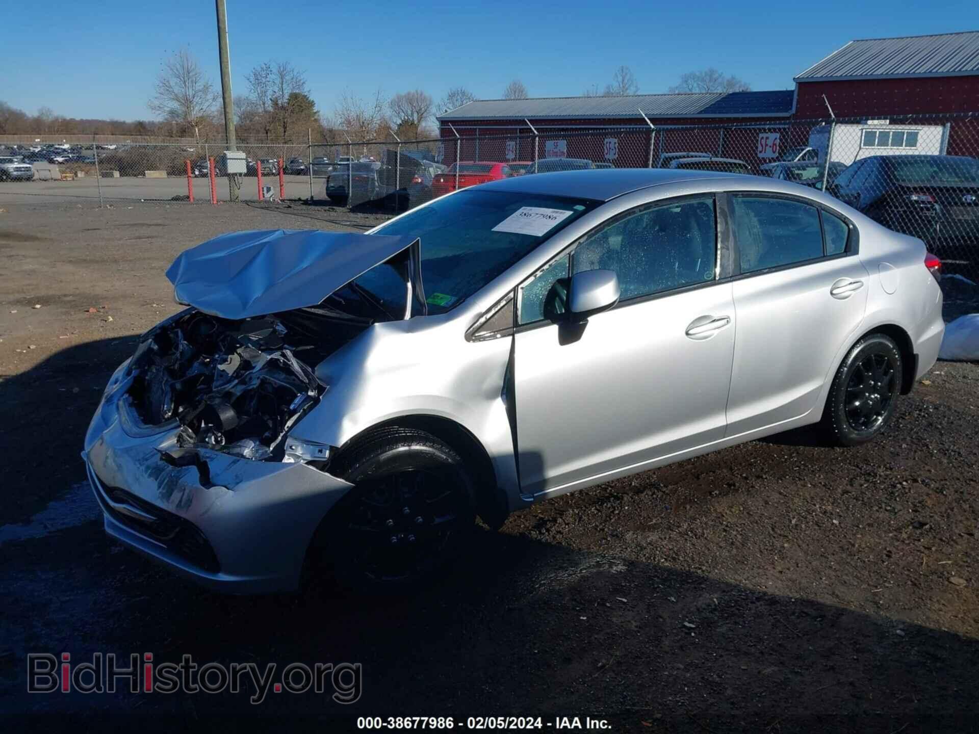 2013 HONDA CIVIC - VIN: 19XFB2F56DE039210 - Фото 2