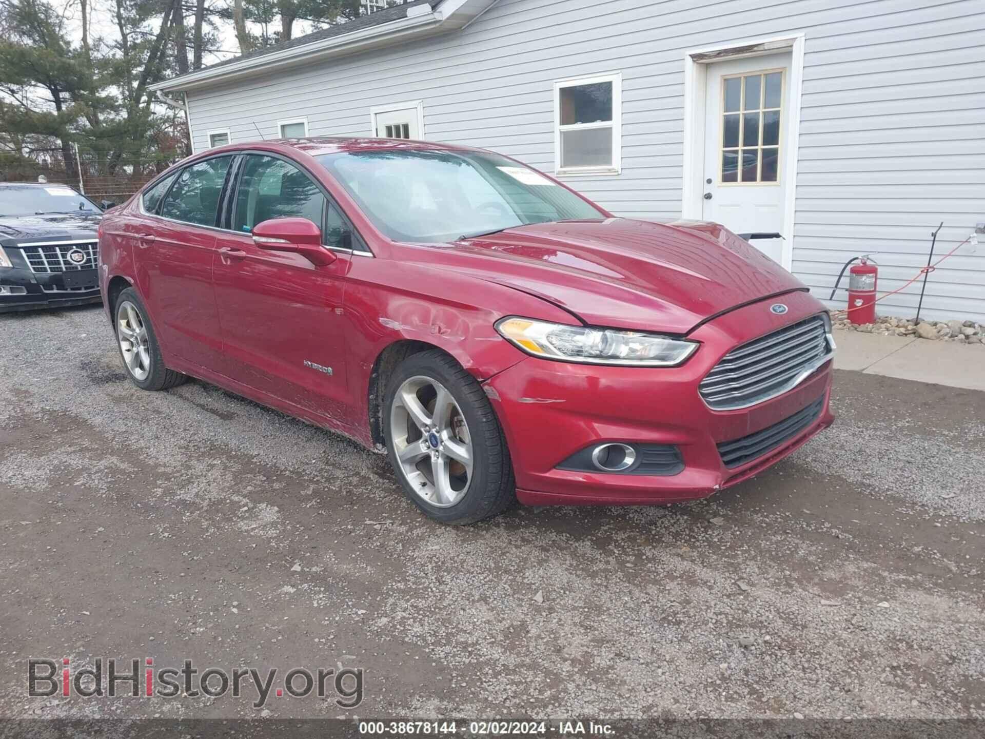 Photo 3FA6P0LU2DR199441 - FORD FUSION HYBRID 2013