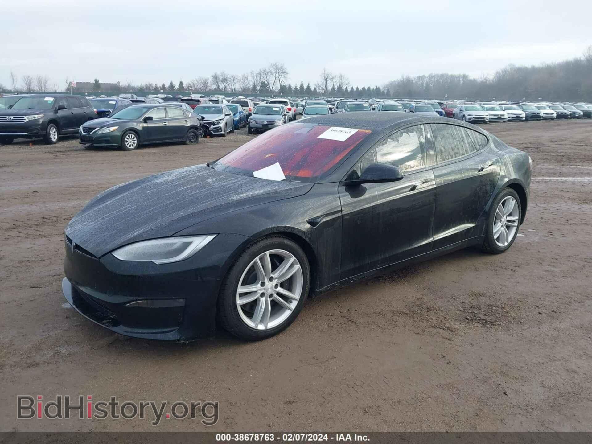 2022 TESLA MODEL S - VIN: 5YJSA1E66NF460314 - Фото 2