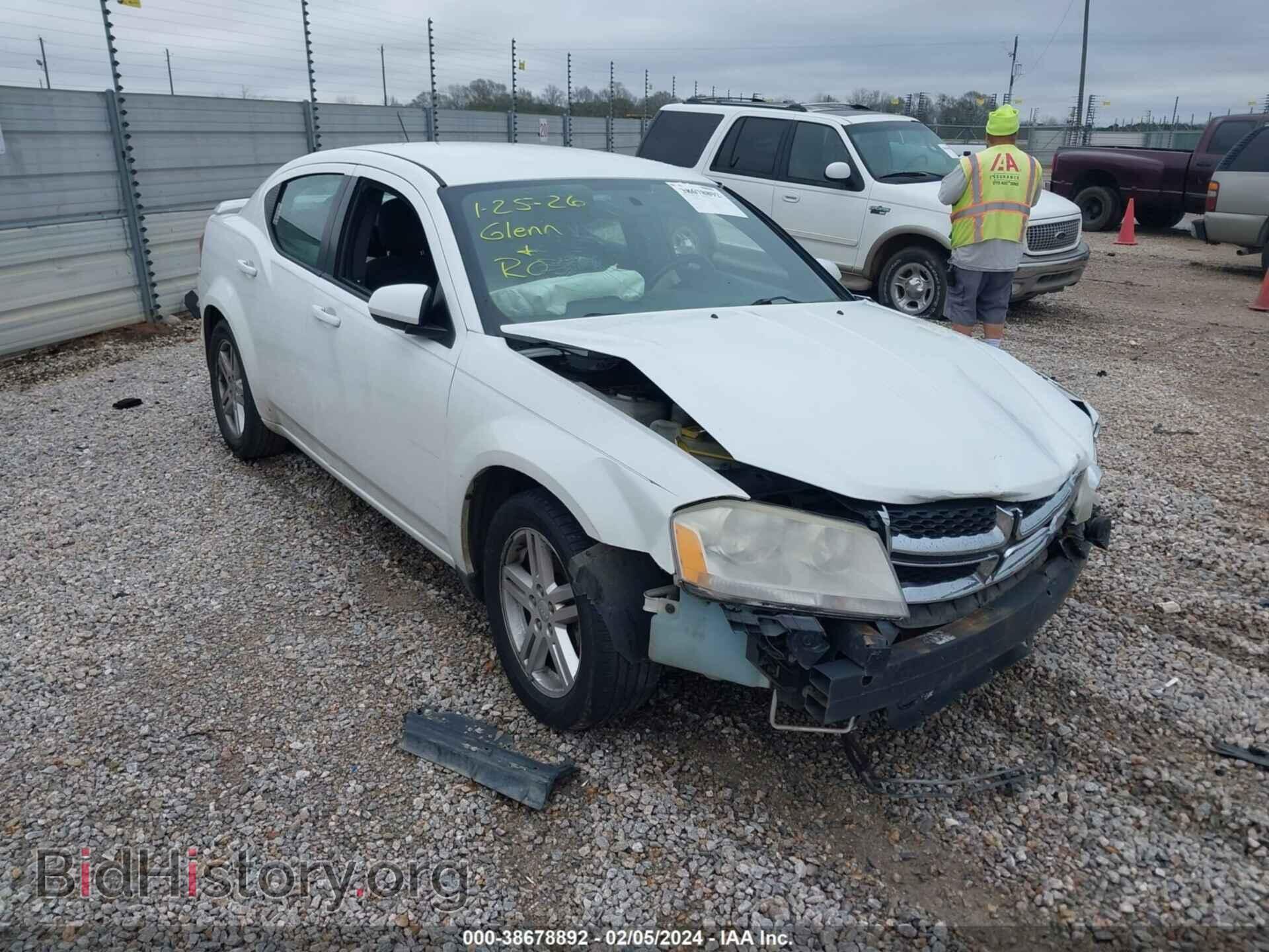 Фотография 1C3CDZCB9CN246785 - DODGE AVENGER 2012