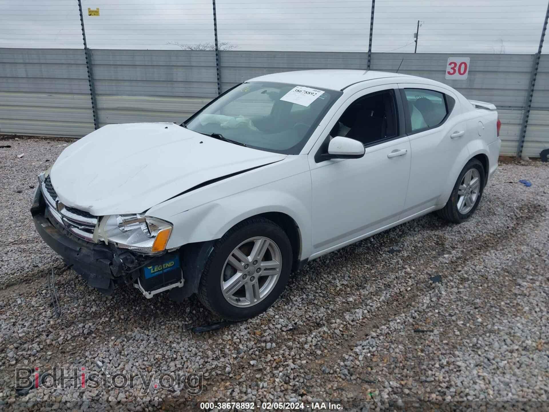 2012 DODGE AVENGER - VIN: 1C3CDZCB9CN246785 - Photo 2