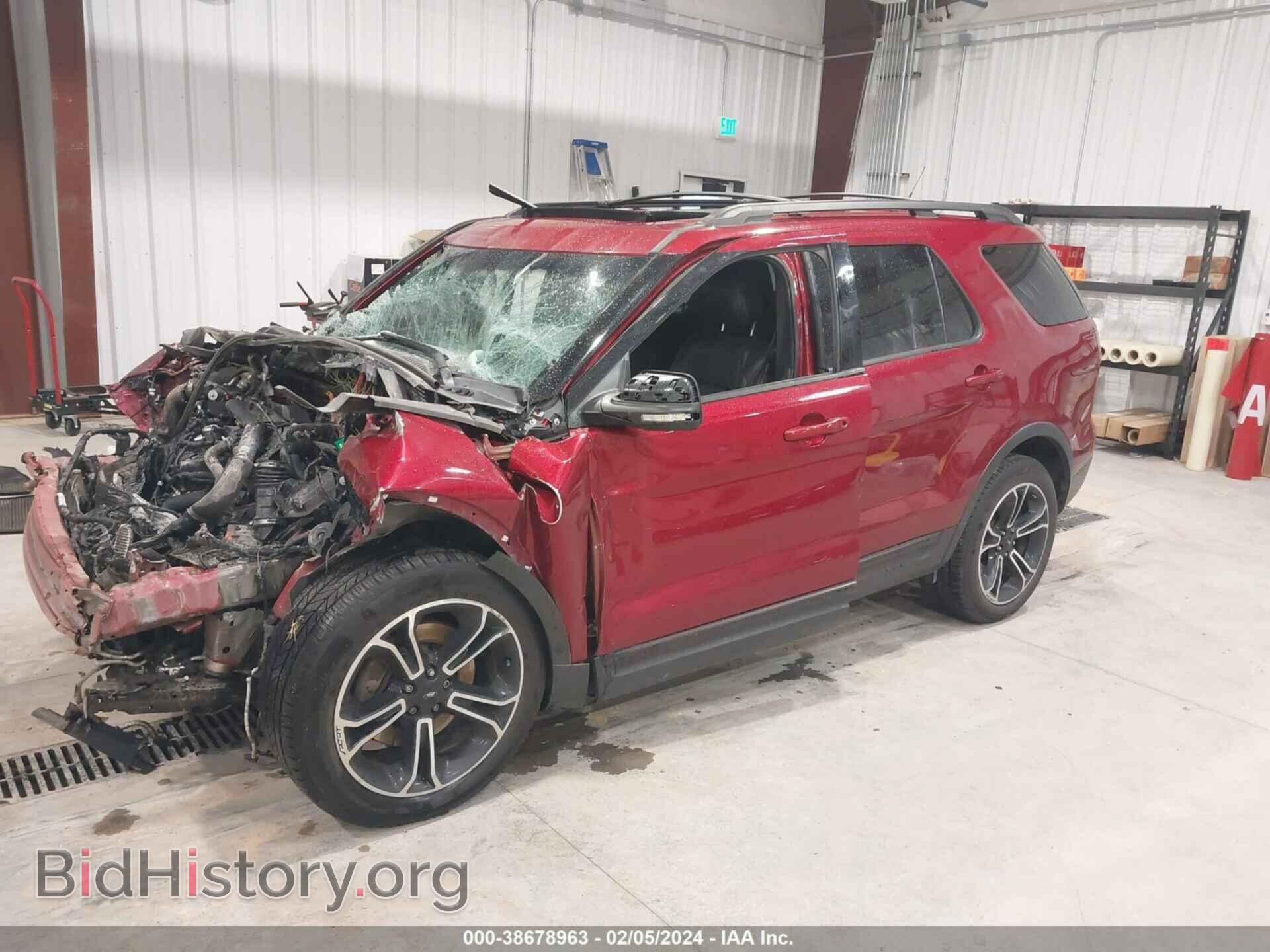 2015 FORD EXPLORER - VIN: 1FM5K8GT2FGA64955 - Фото 2