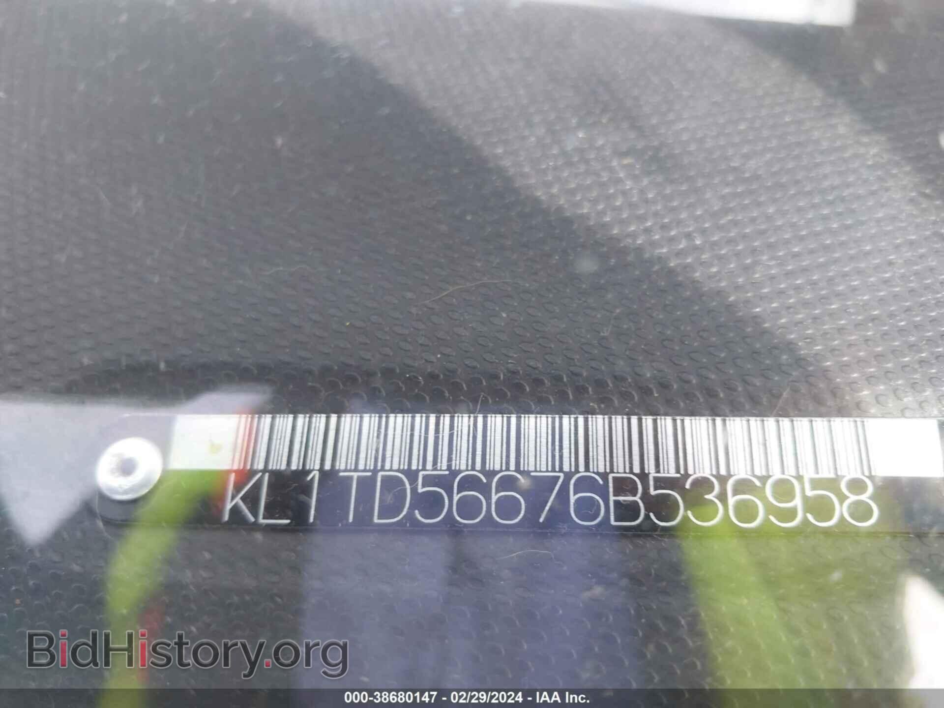 2006 CHEVROLET AVEO - VIN: KL1TD56676B536958 - Фото 9