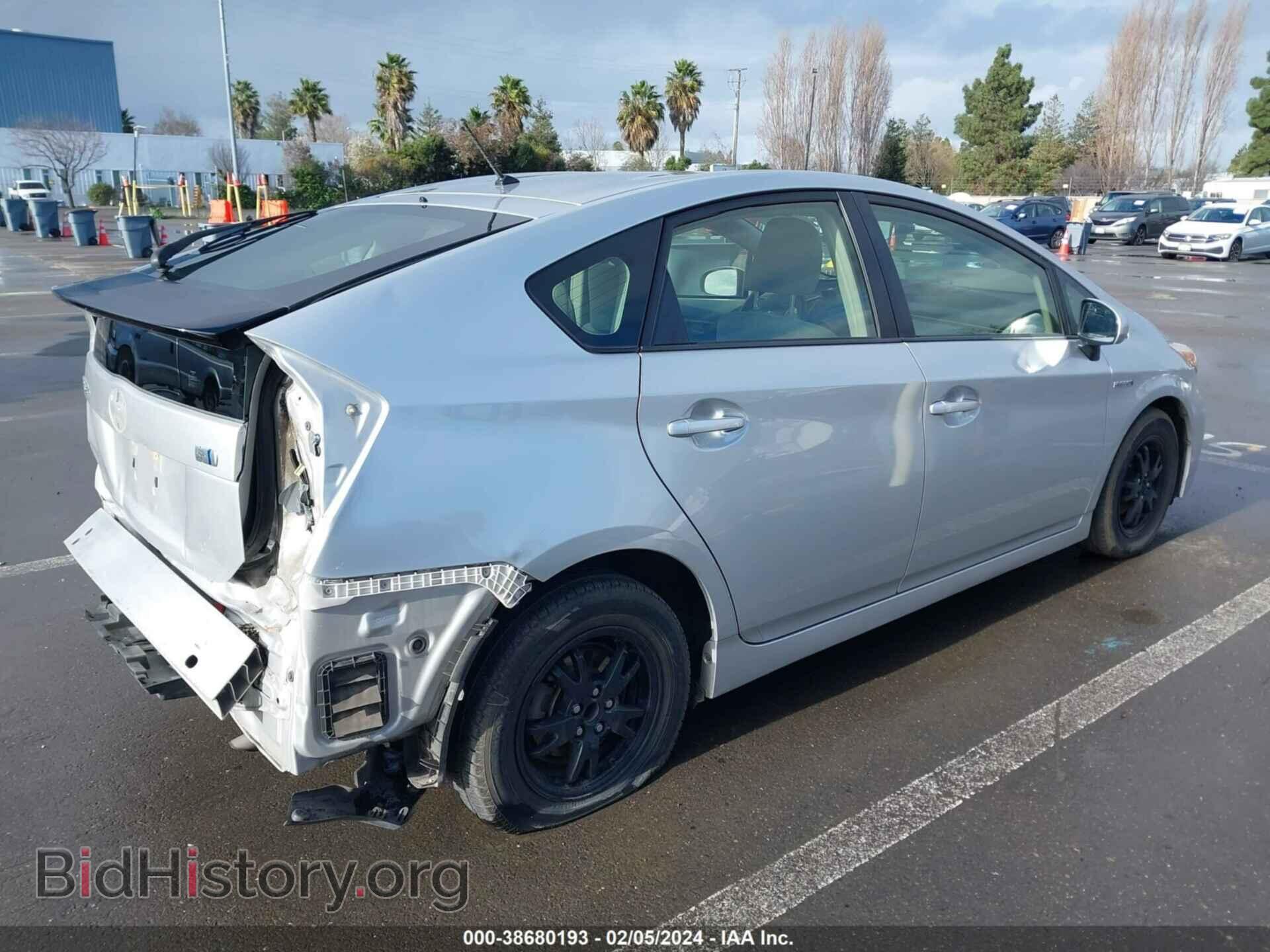 2014 TOYOTA PRIUS - VIN: JTDKN3DU4E1811407 - Фото 4
