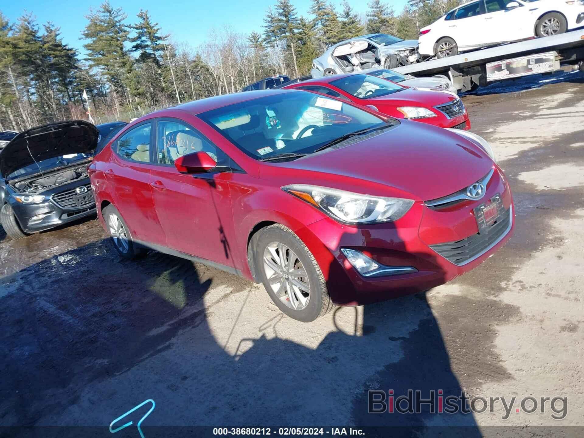 Photo 5NPDH4AE0EH470602 - HYUNDAI ELANTRA 2014