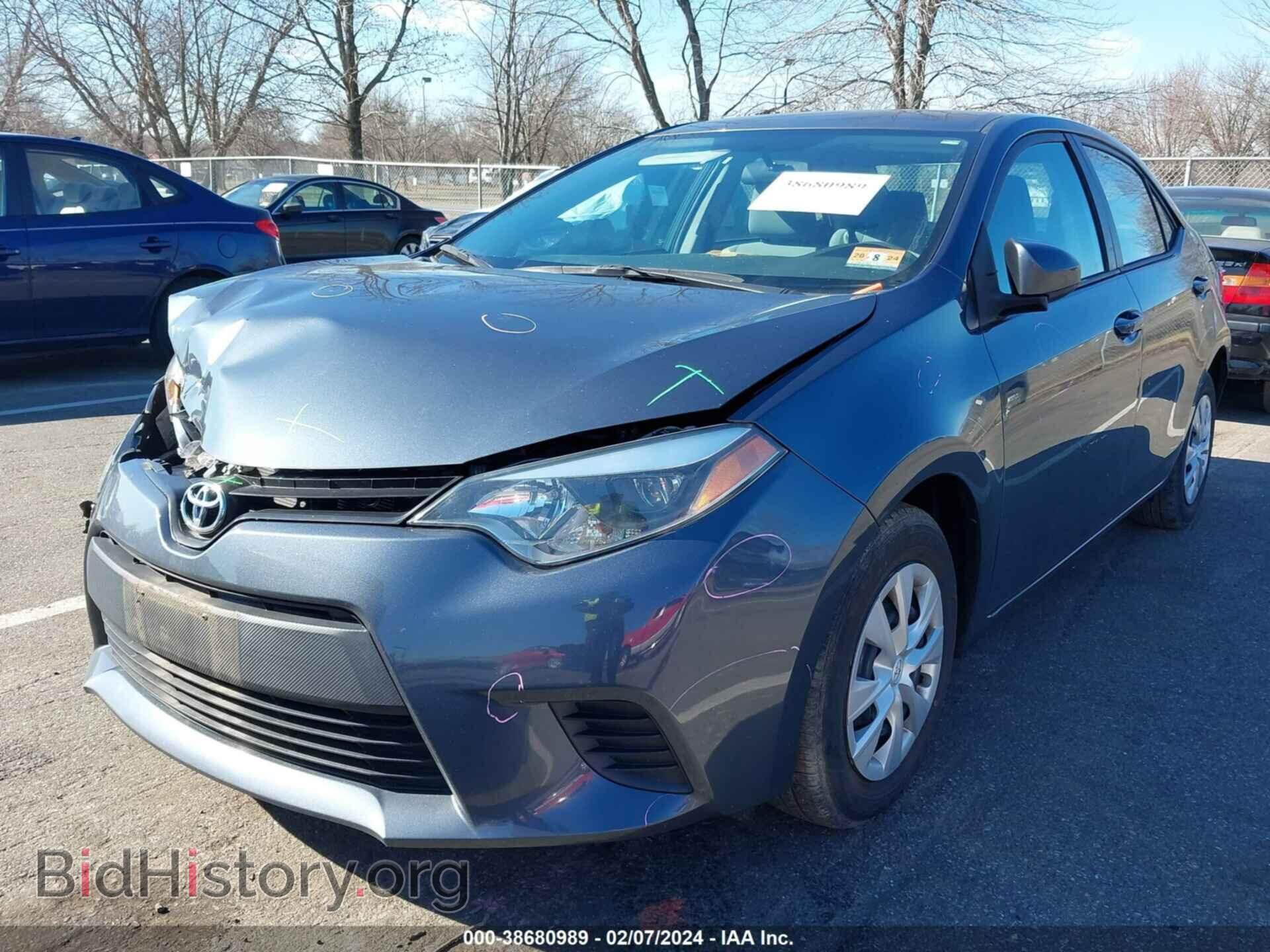 2015 TOYOTA COROLLA - VIN: 2T1BURHEXFC465062 - Фото 2