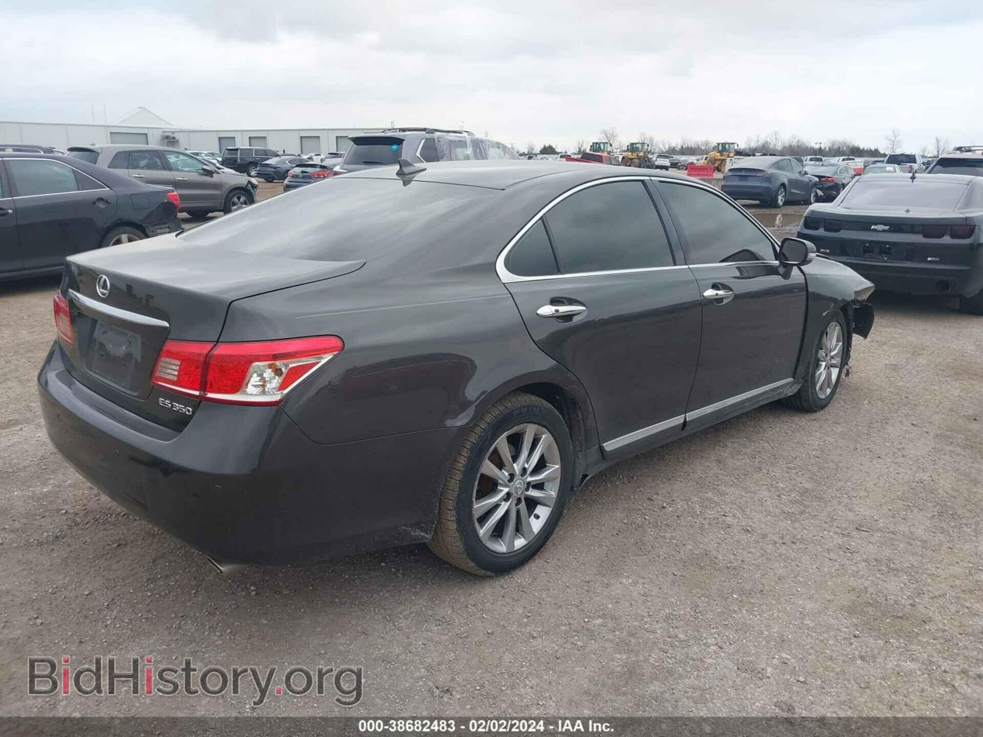 2012 LEXUS ES 350 - VIN: JTHBK1EG7C2493343 - Фото 4