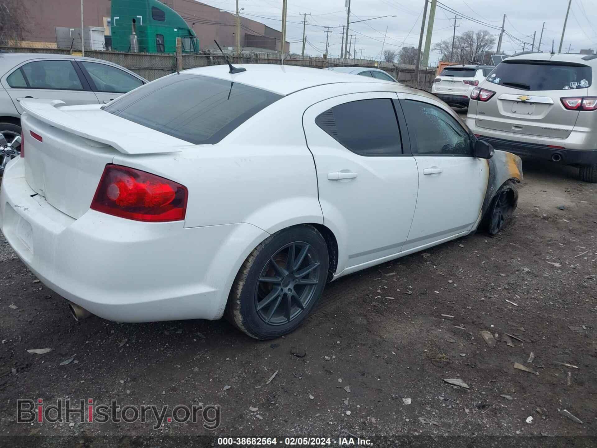 2012 DODGE AVENGER - VIN: 1C3CDZCB6CN211654 - Фото 4