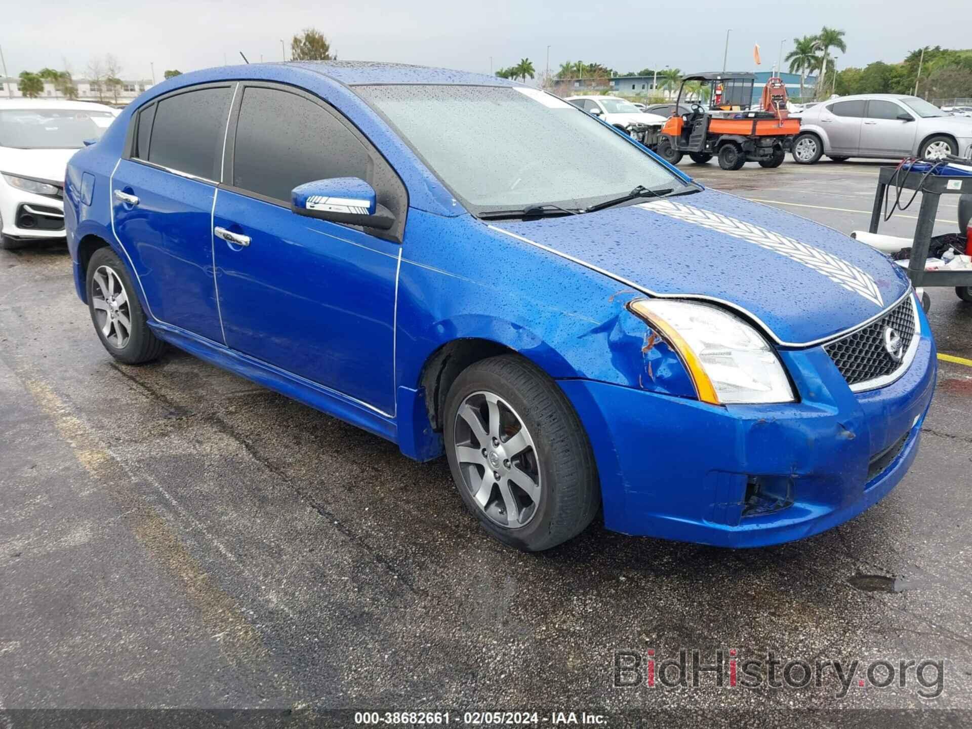Photo 3N1AB6APXCL659792 - NISSAN SENTRA 2012