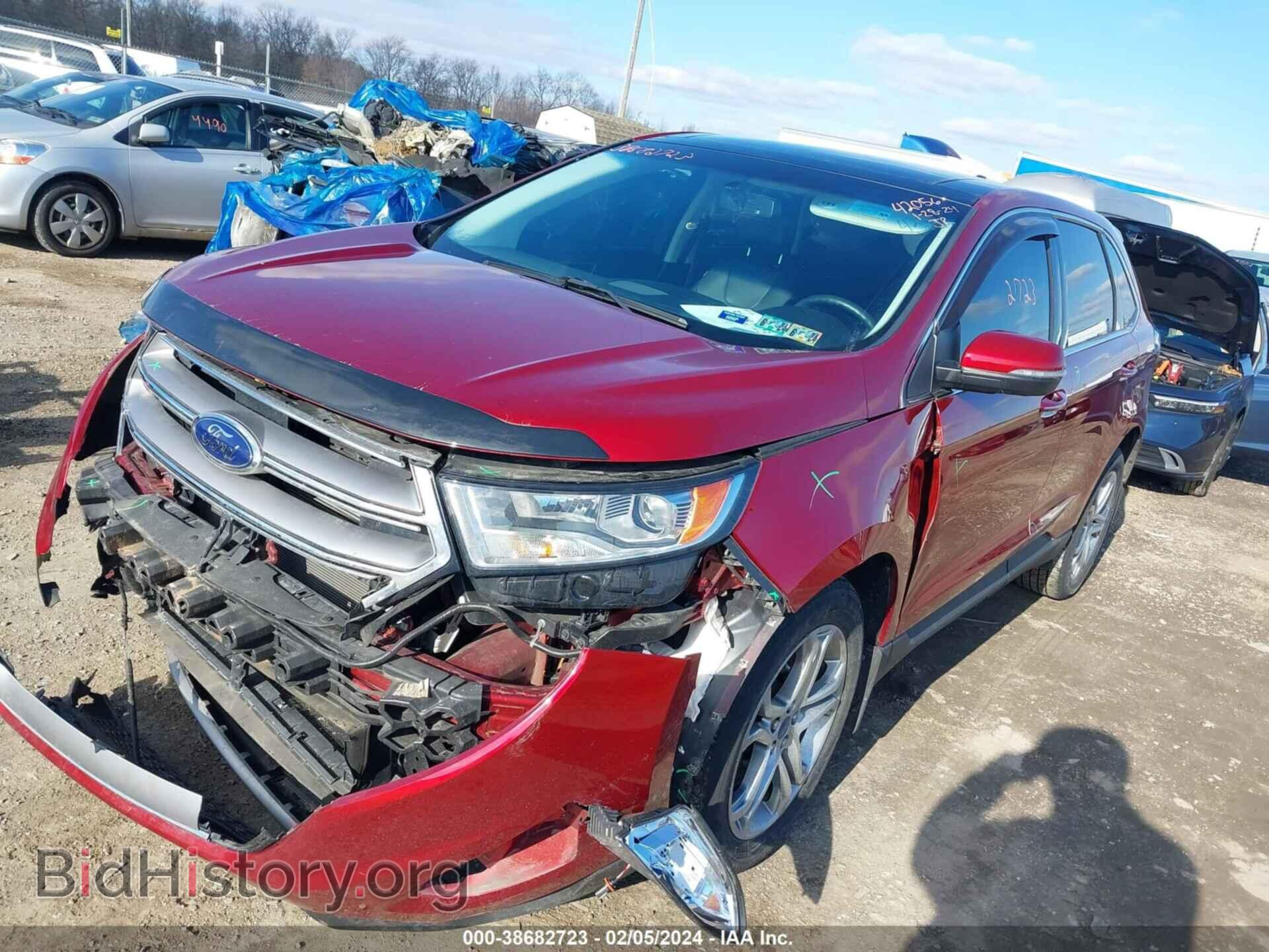 2016 FORD EDGE - VIN: 2FMPK4K85GBB76484 - Photo 2