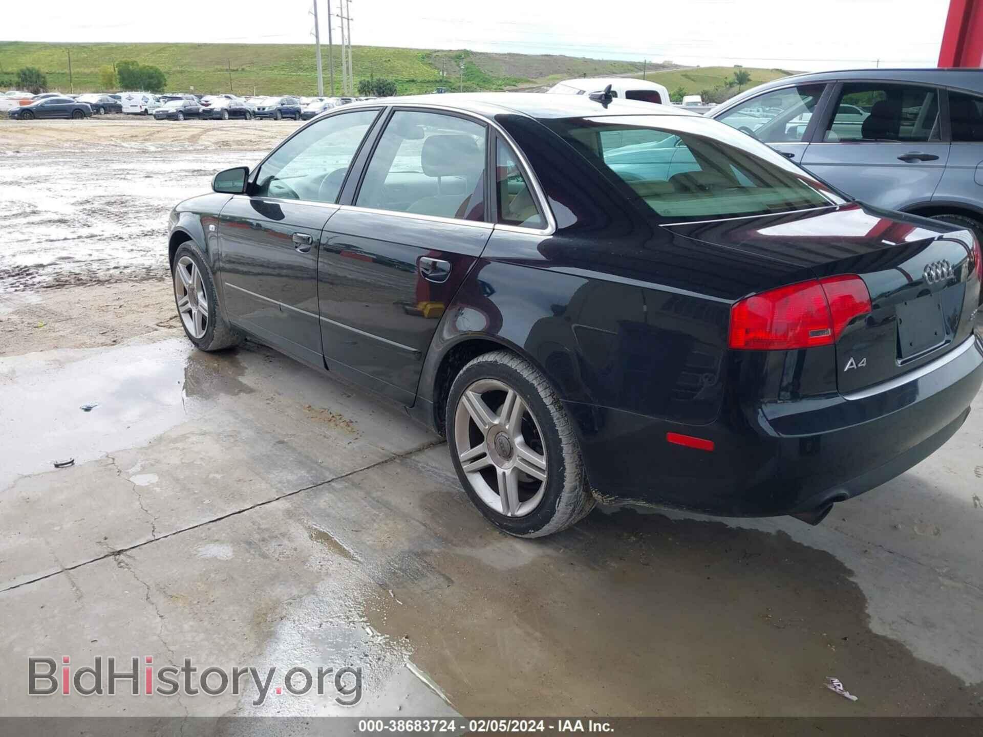2007 AUDI A4 - VIN: WAUAF78E37A106715 - Фото 3