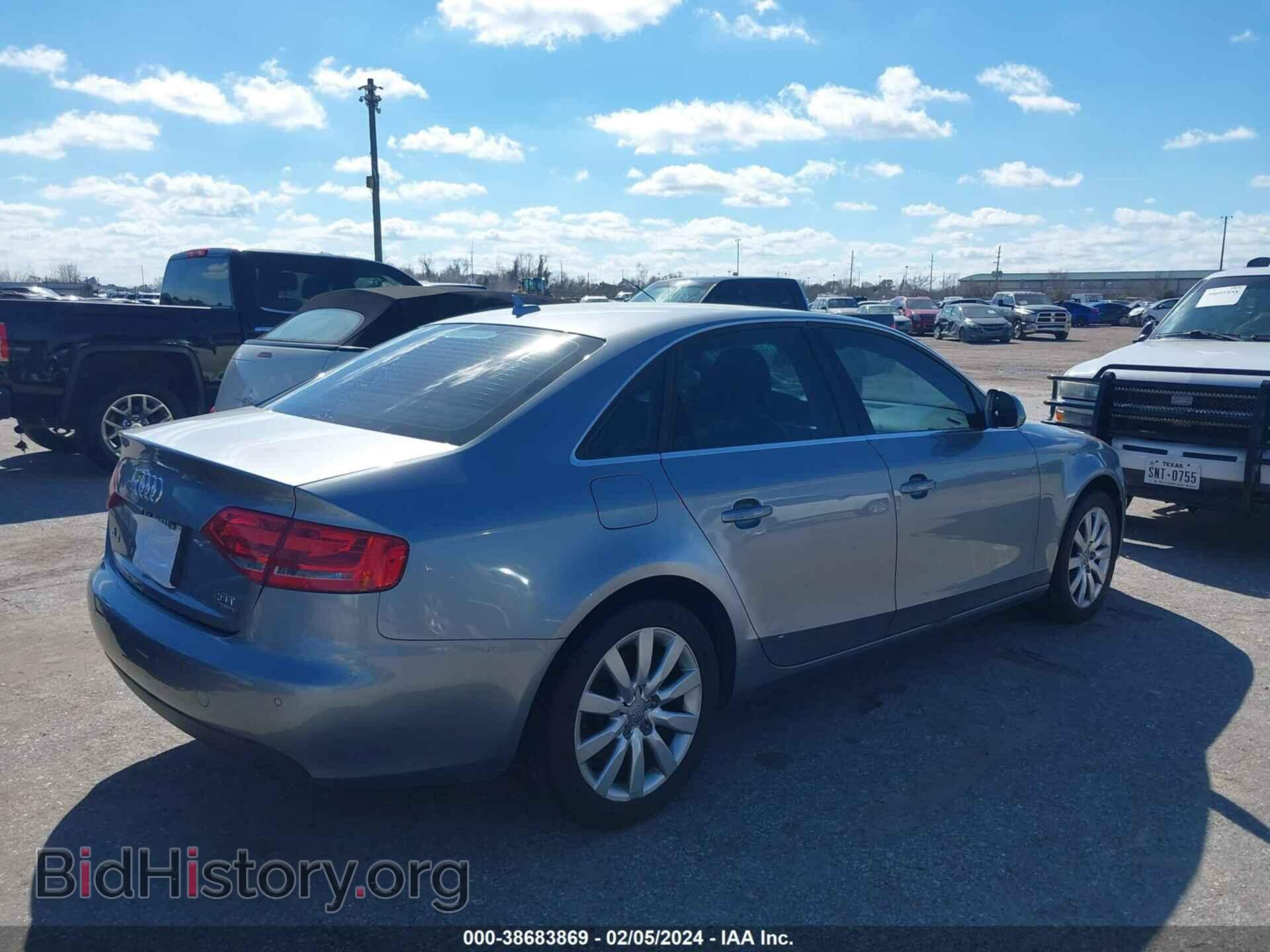 2009 AUDI A4 - VIN: WAUSF78K99N049037 - Фото 4