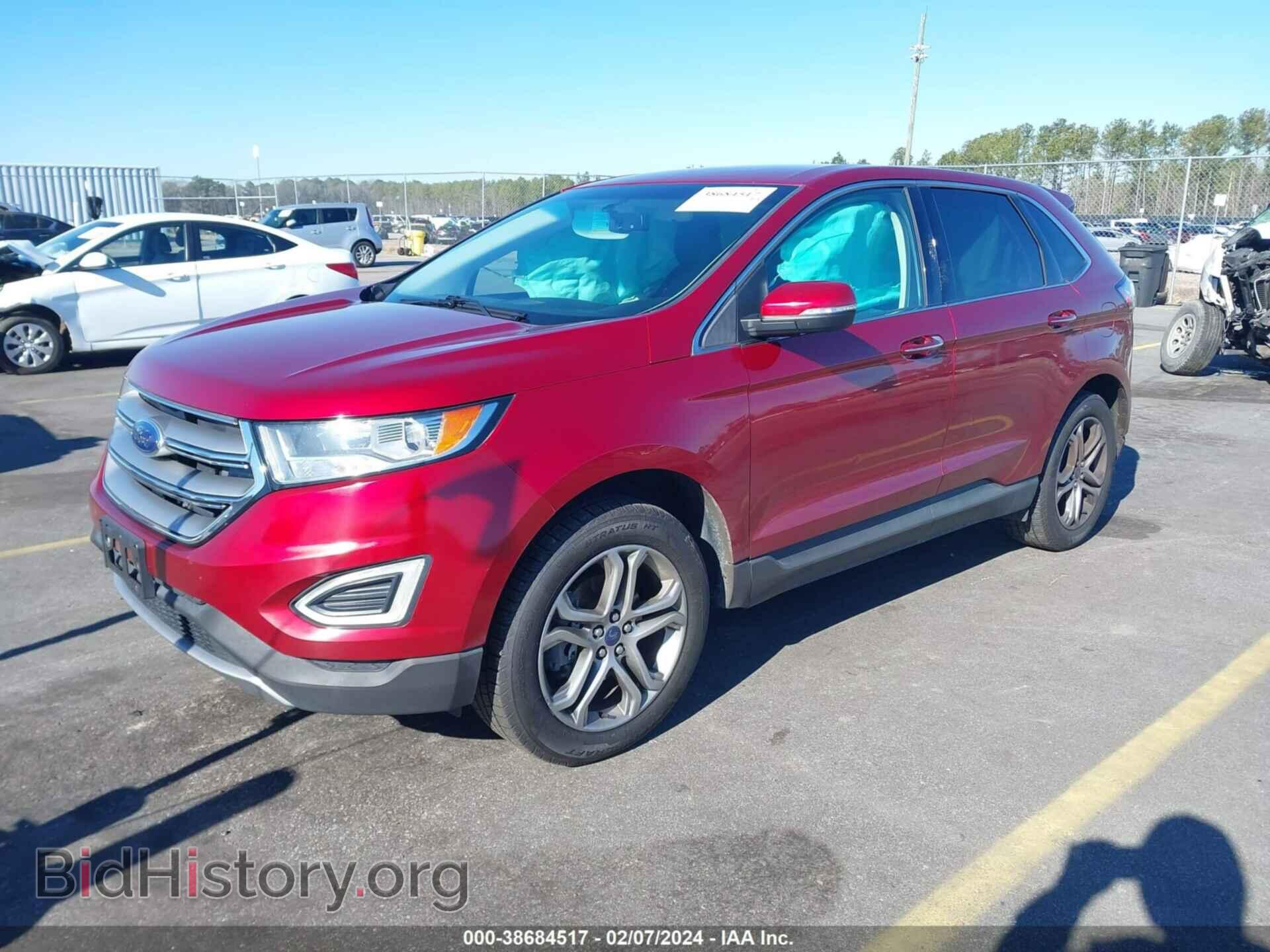2015 FORD EDGE - VIN: 2FMTK3K91FBB06965 - Фото 2