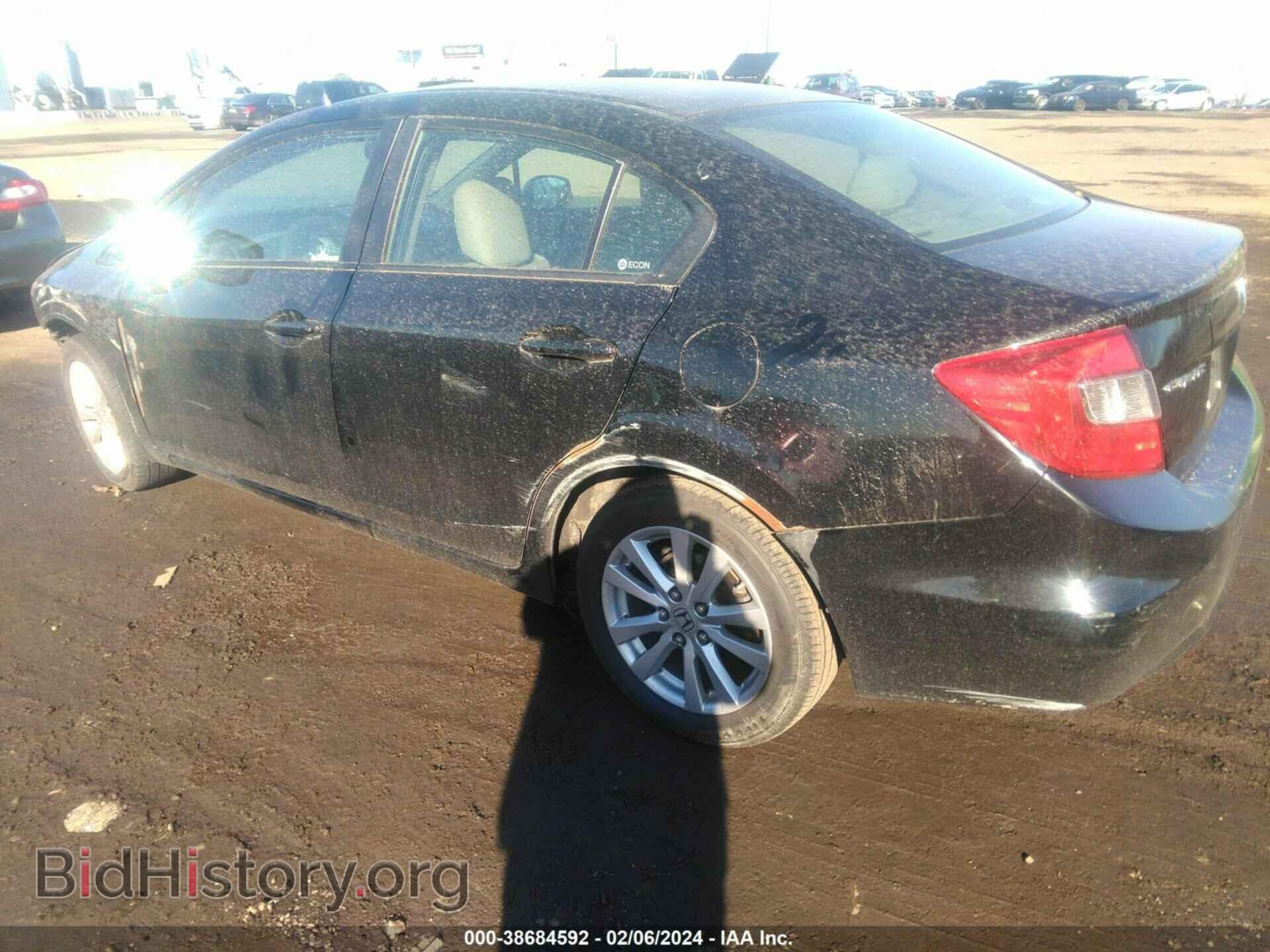 2012 HONDA CIVIC - VIN: 19XFB2F88CE355183 - Фото 3
