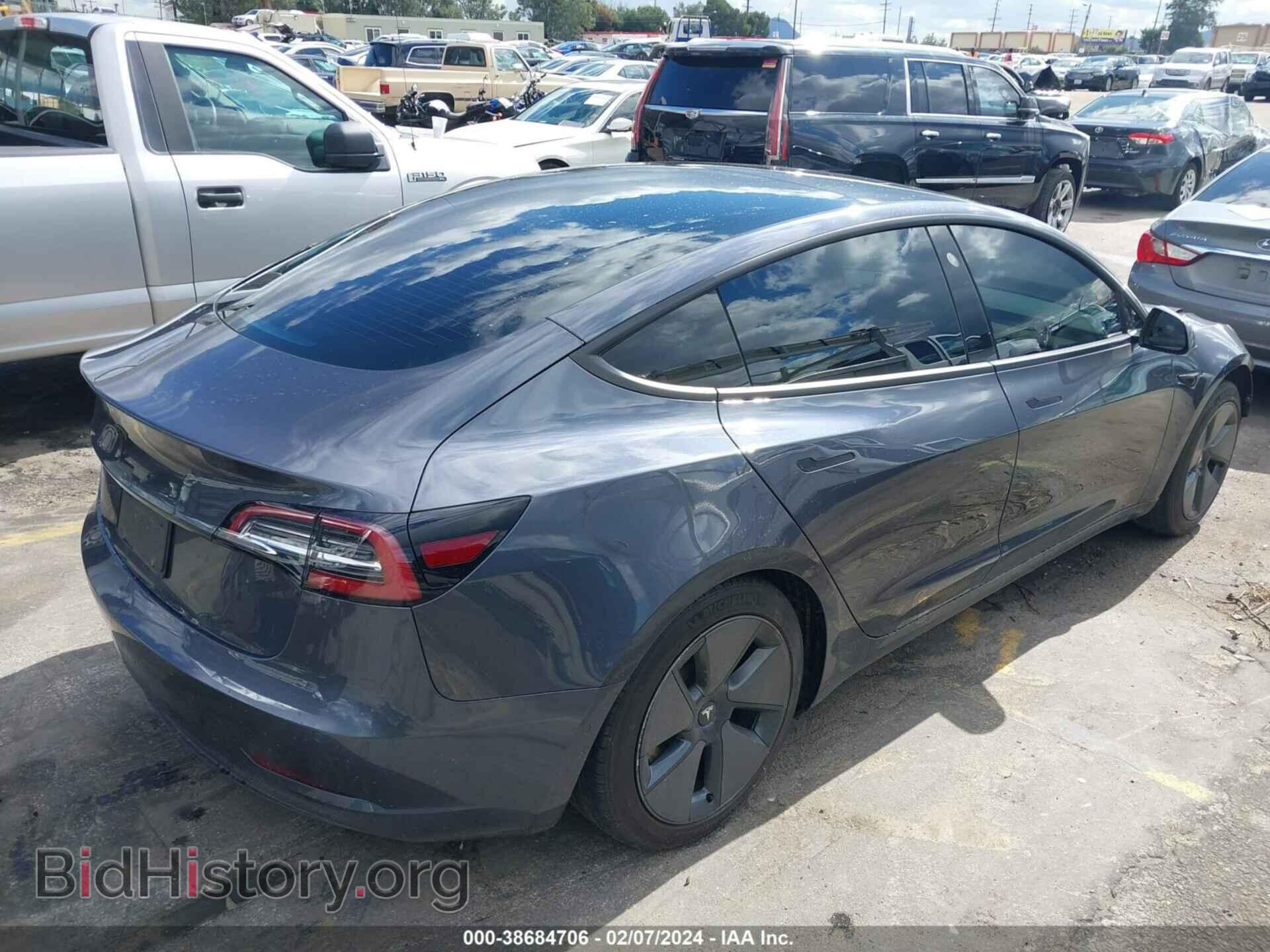 2021 TESLA MODEL 3 - VIN: 5YJ3E1EA4MF866930 - Фото 4