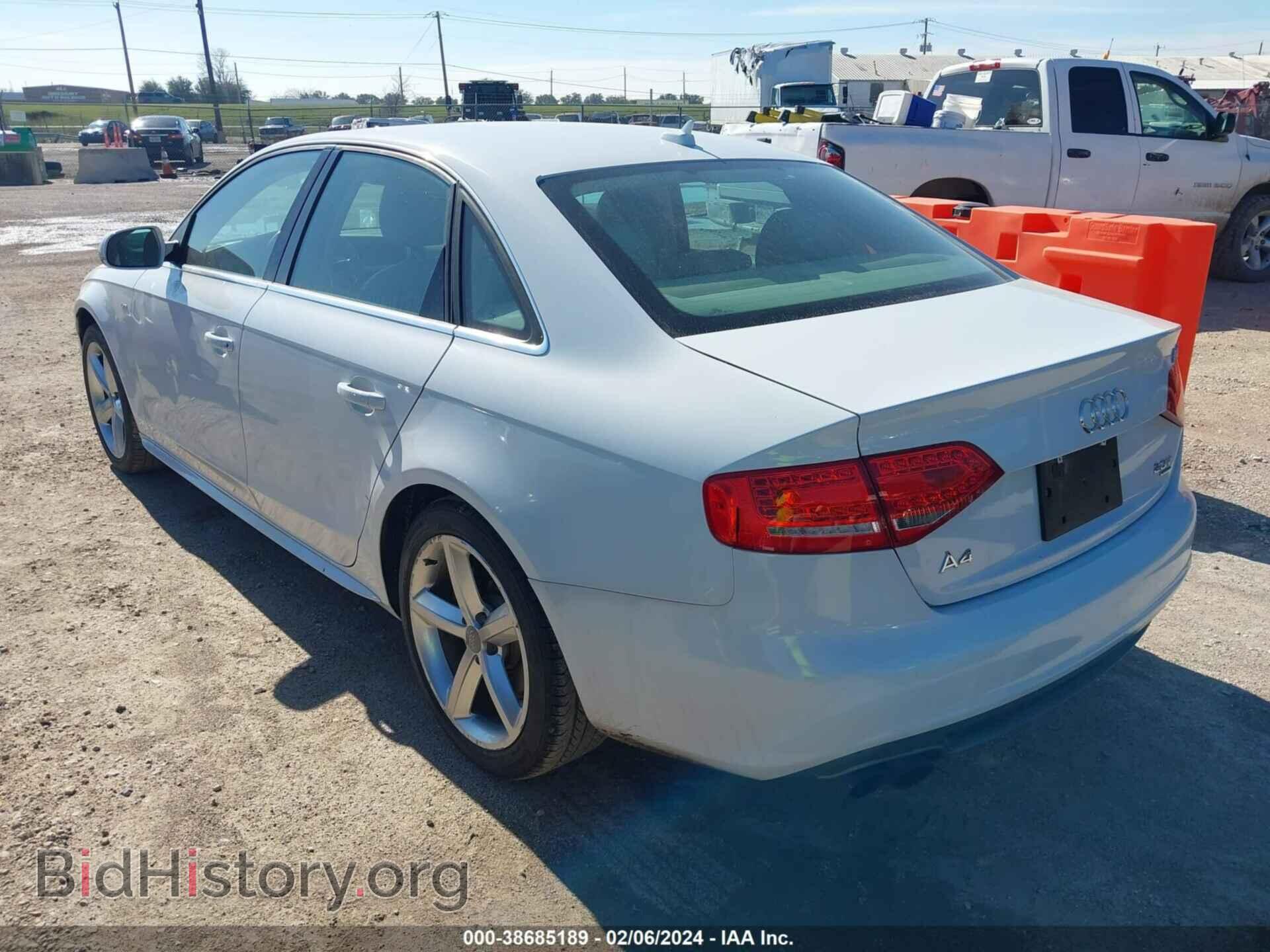 2012 AUDI A4 - VIN: WAUFFAFL6CN020516 - Фото 3