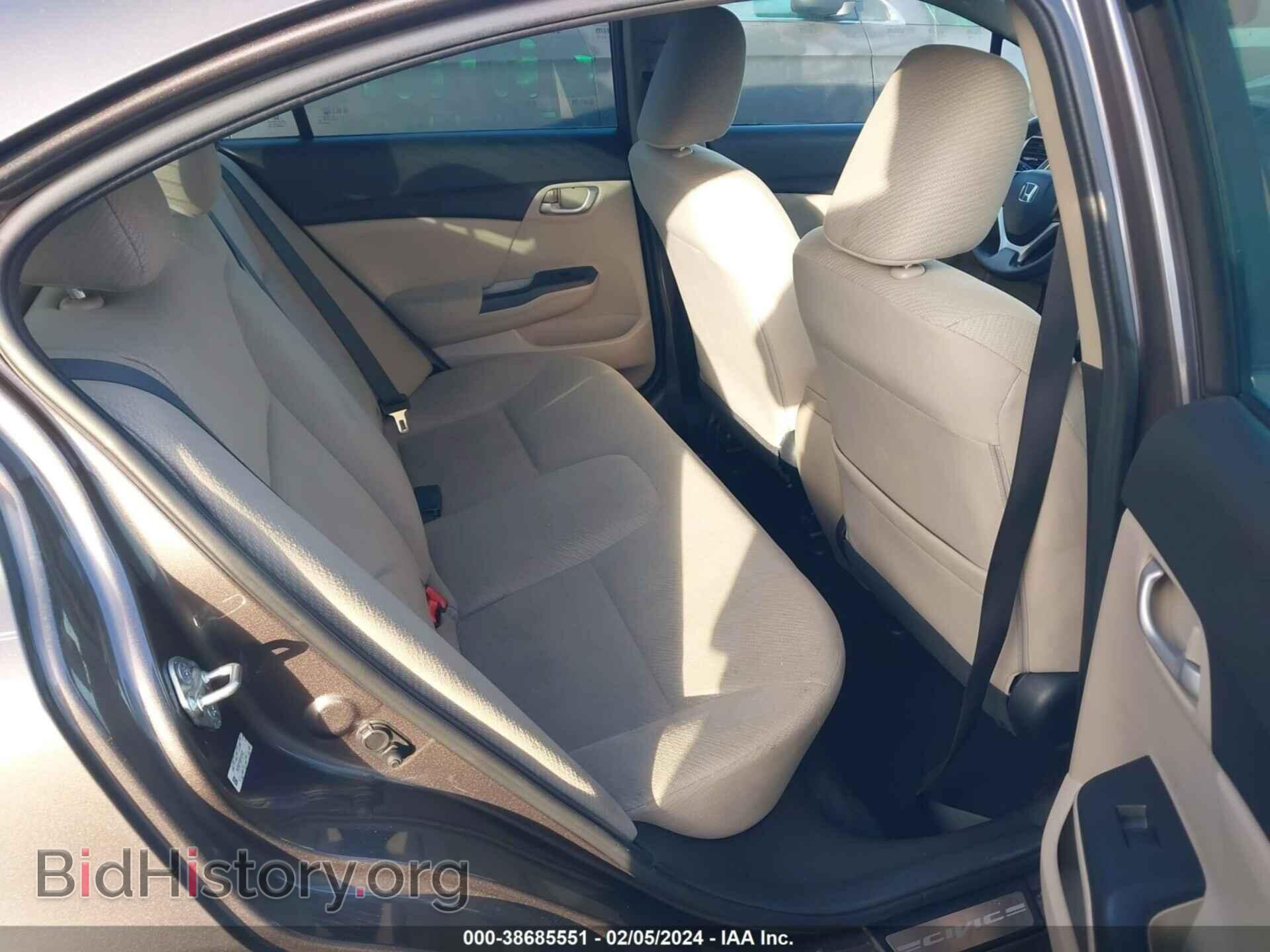 2013 HONDA CIVIC - VIN: 2HGFB2F58DH501823 - Фото 8