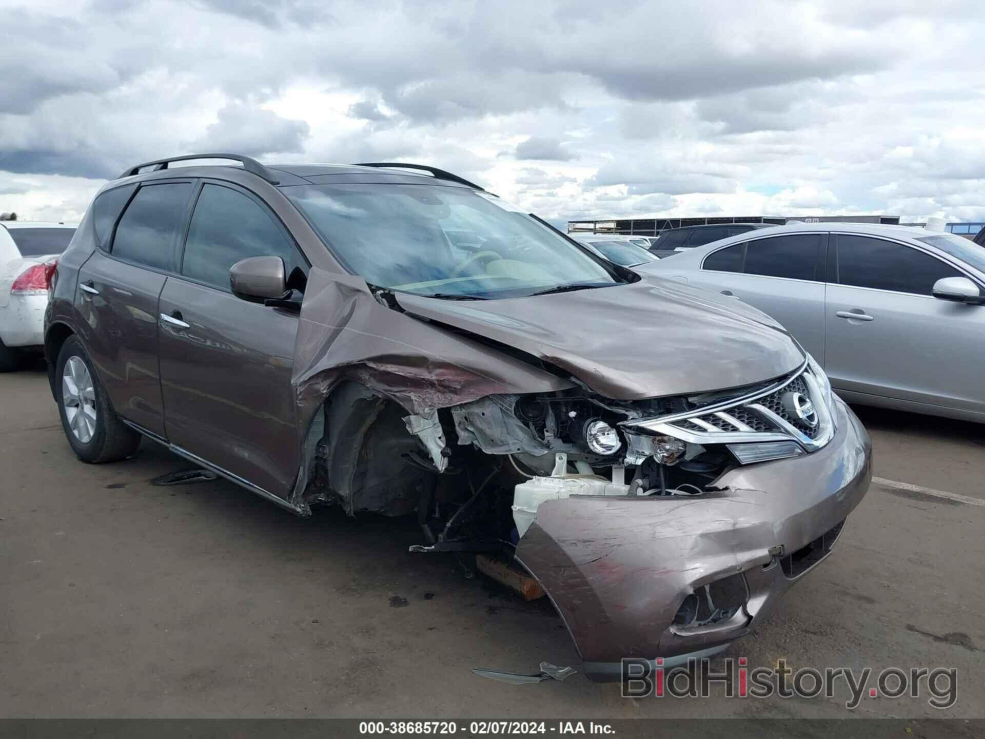 Photo JN8AZ1MW6CW216827 - NISSAN MURANO 2012