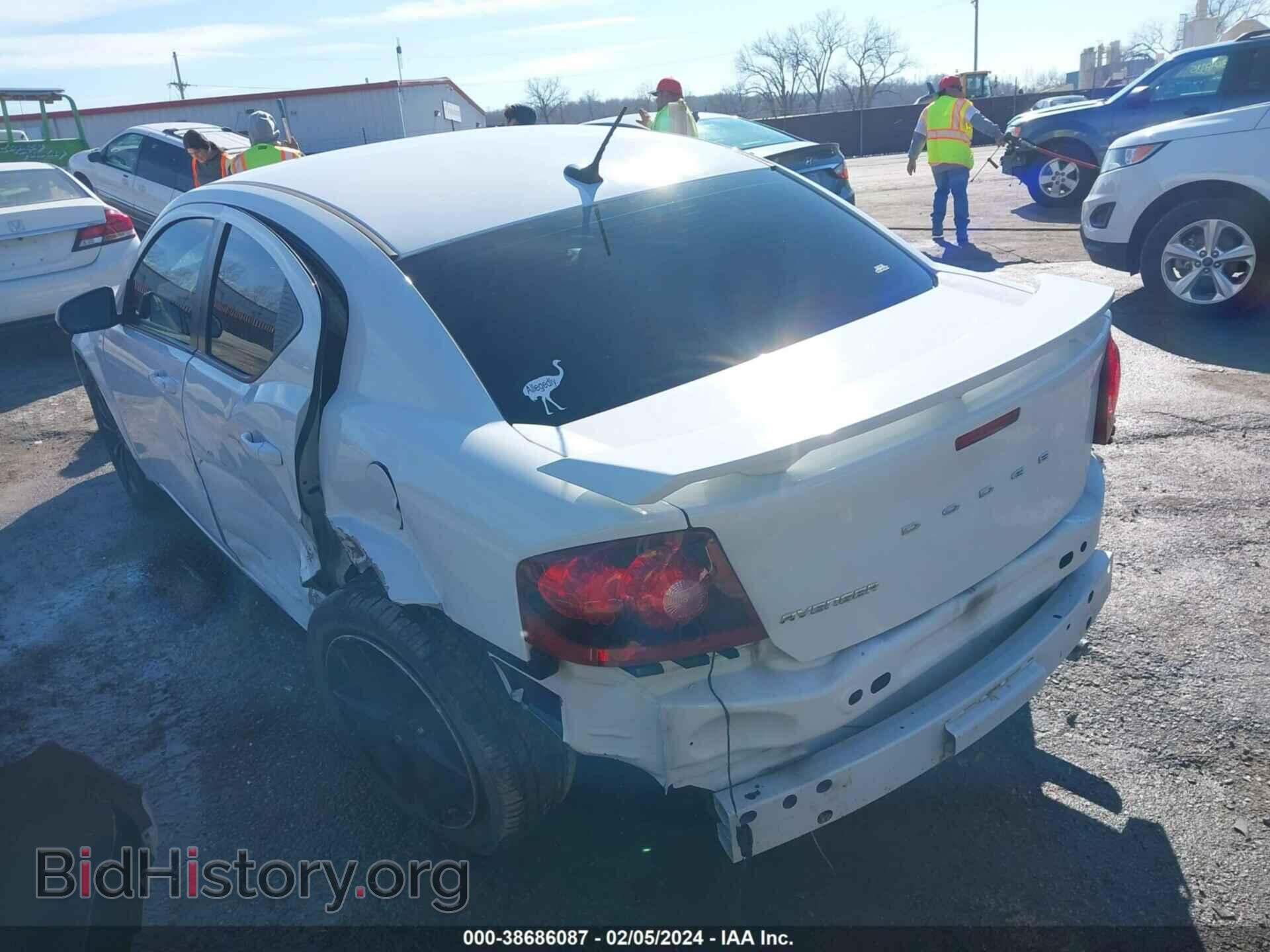 2013 DODGE AVENGER - VIN: 1C3CDZCB7DN652629 - Photo 3