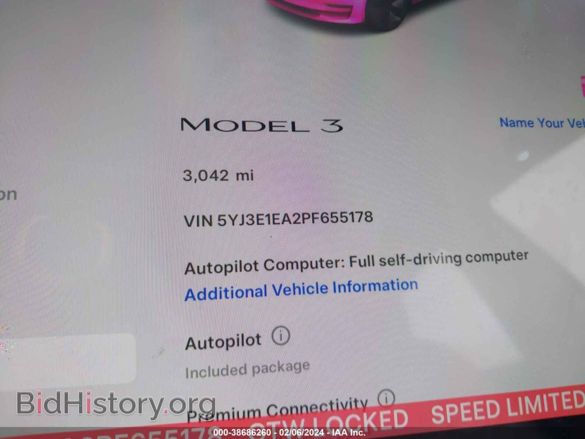 2023 TESLA MODEL 3 - VIN: 5YJ3E1EA2PF655178 - Фото 7