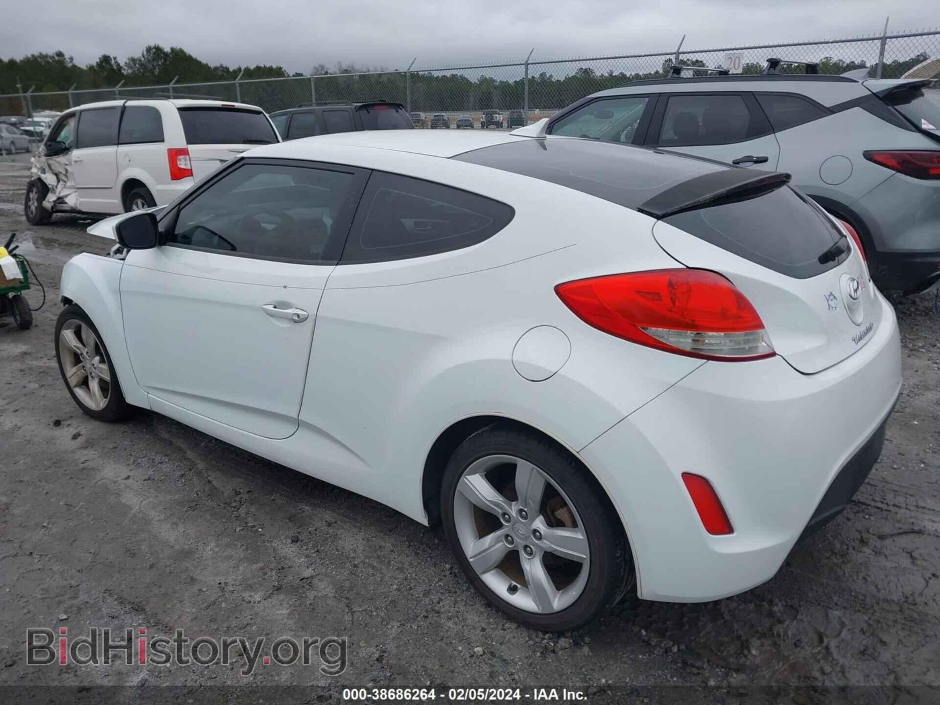 2012 HYUNDAI VELOSTER - VIN: KMHTC6AD2CU019411 - Фото 3