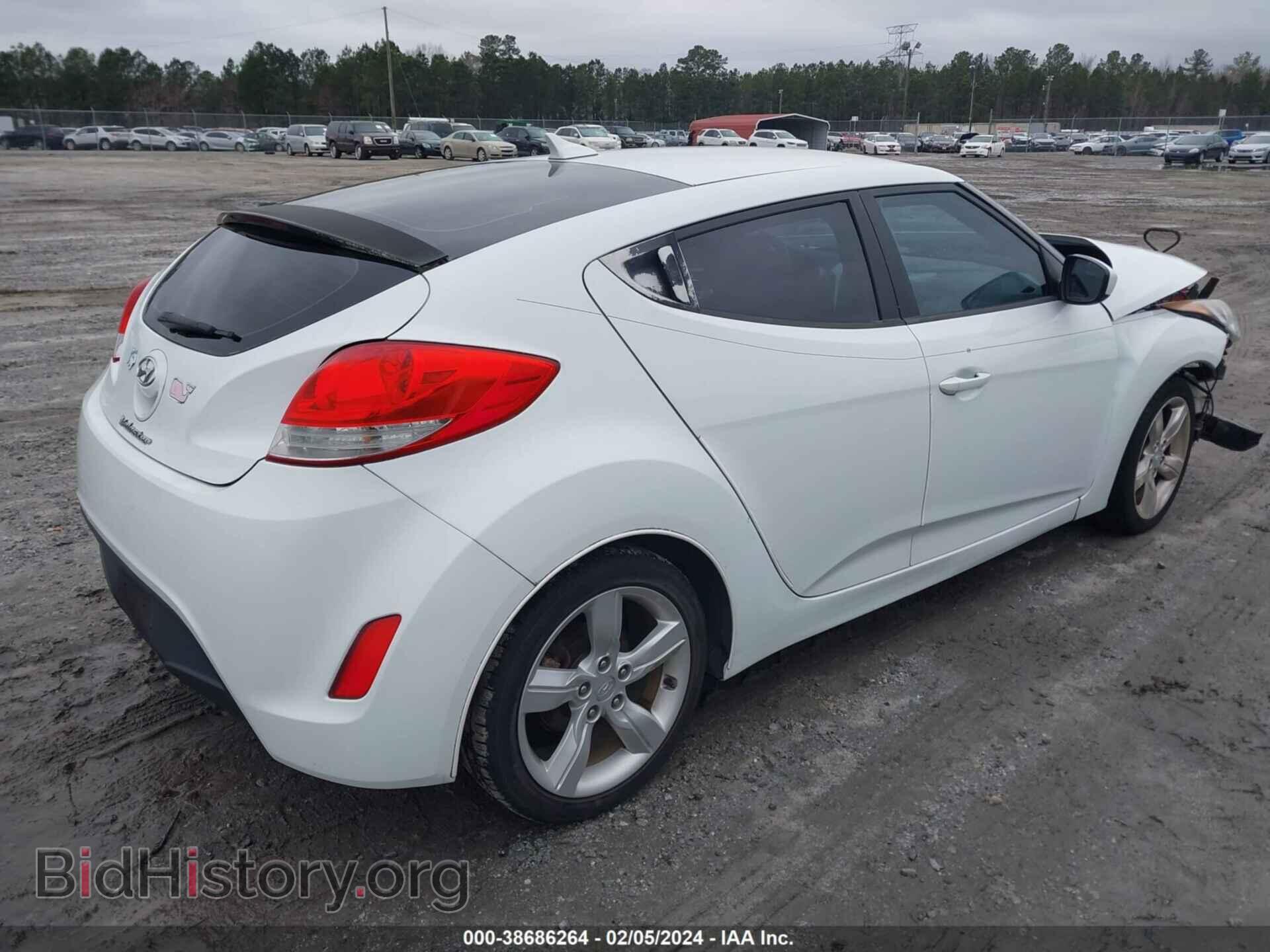 2012 HYUNDAI VELOSTER - VIN: KMHTC6AD2CU019411 - Фото 4