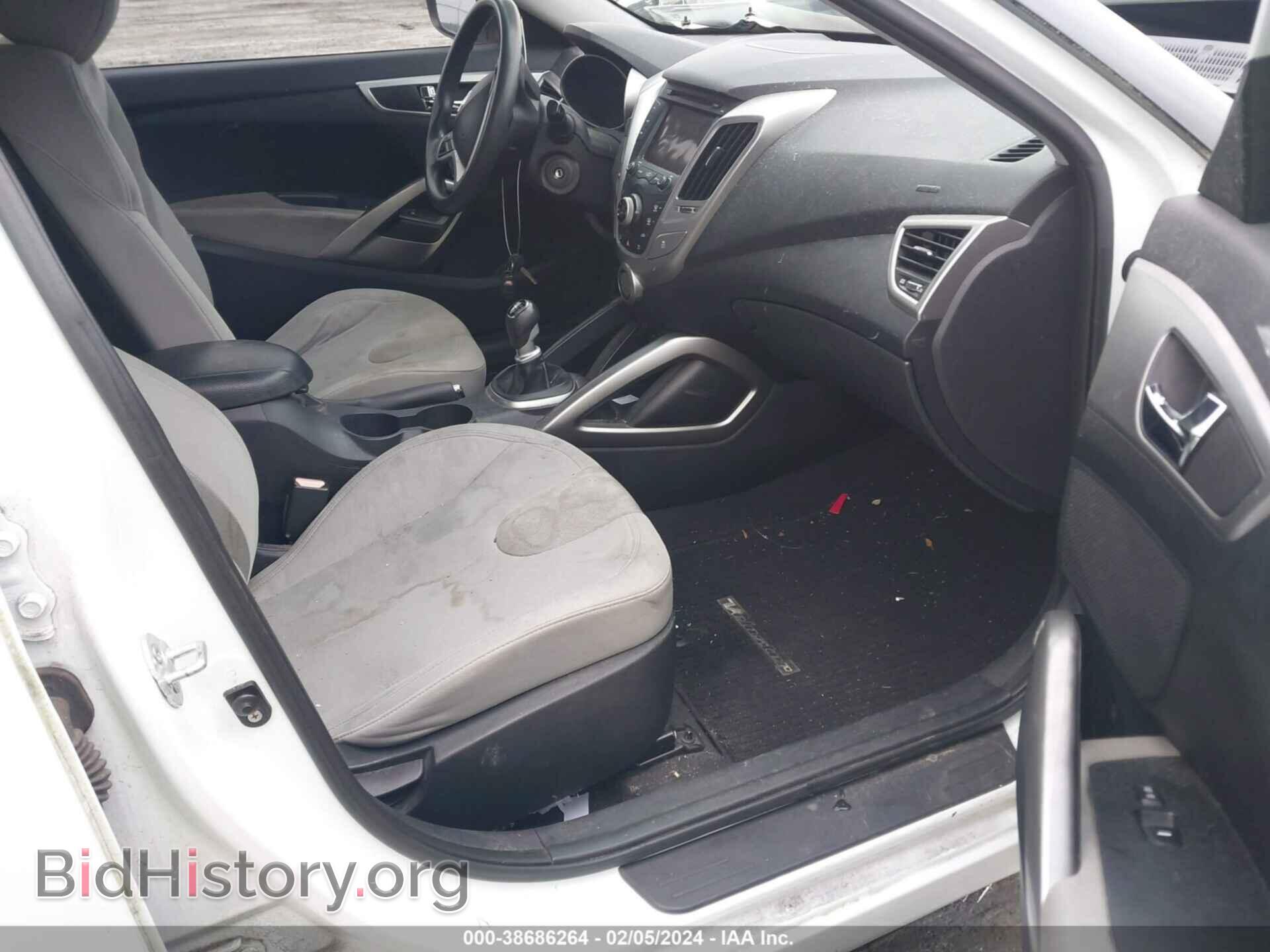 2012 HYUNDAI VELOSTER - VIN: KMHTC6AD2CU019411 - Фото 5