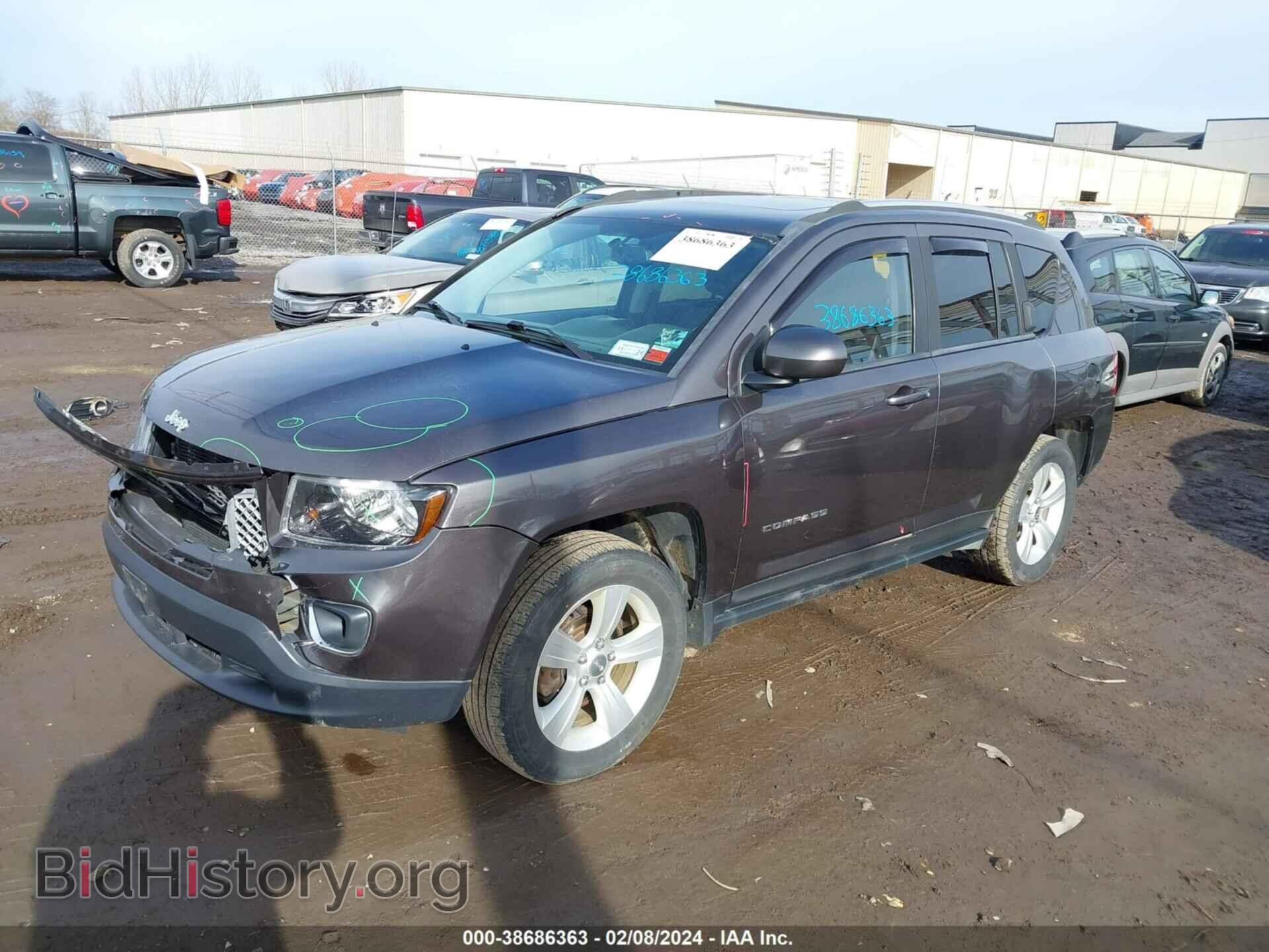2015 JEEP COMPASS - VIN: 1C4NJDEB0FD324782 - Фото 2