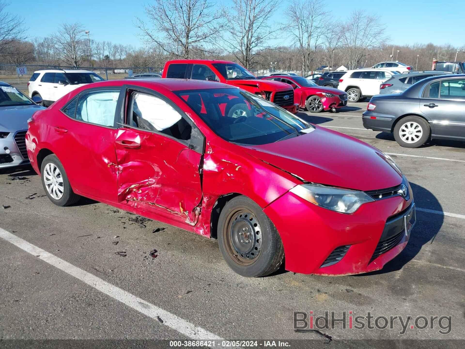 Photo 2T1BURHE2GC483475 - TOYOTA COROLLA 2016