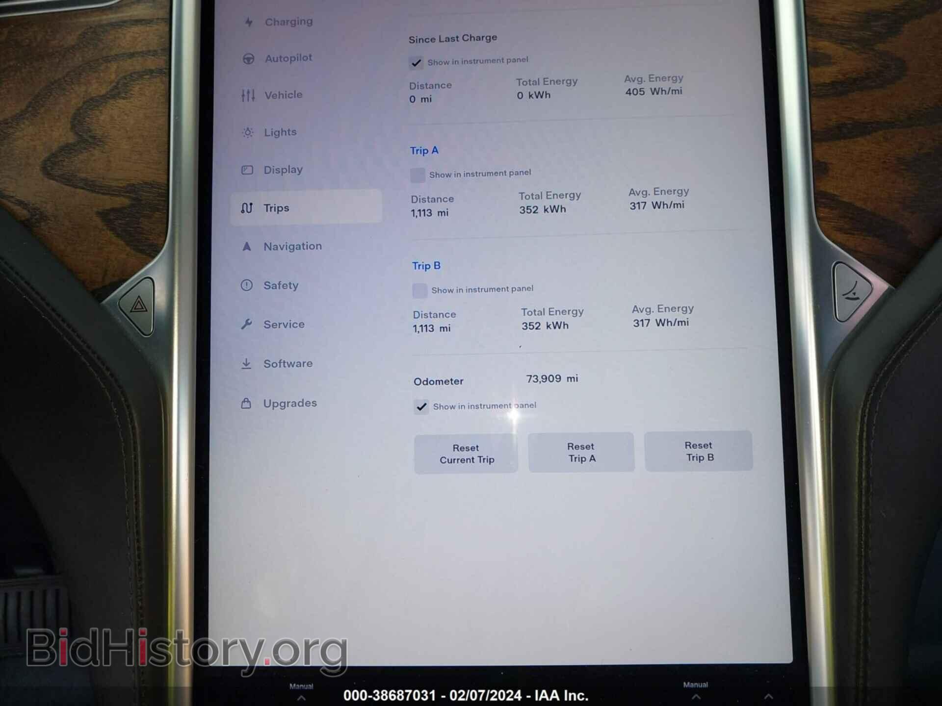 2017 TESLA MODEL S - VIN: 5YJSA1E14HF203094 - Photo 7