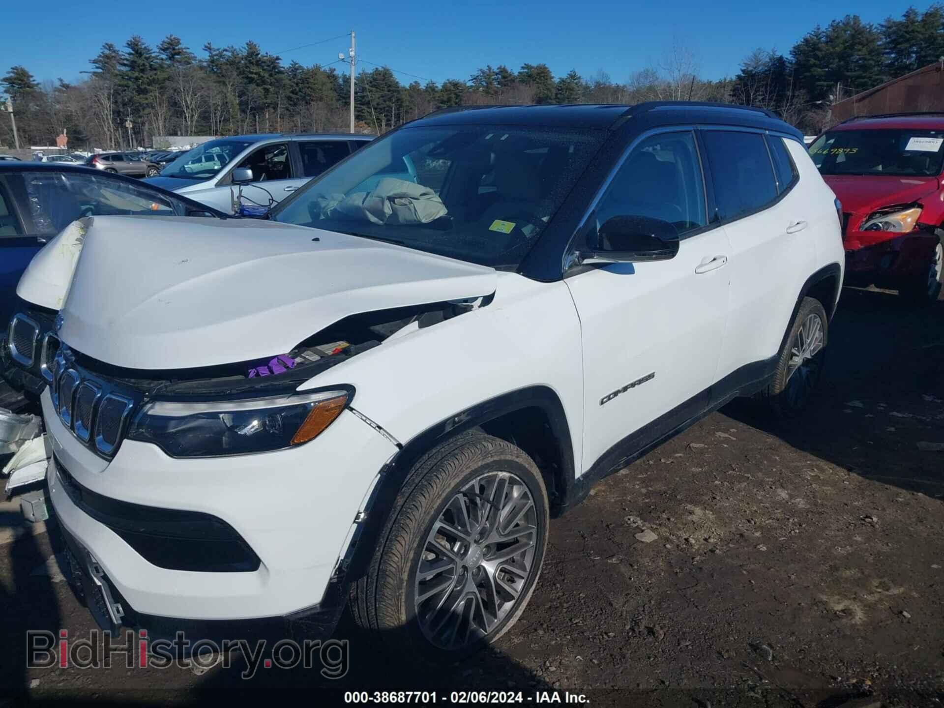 2022 JEEP COMPASS - VIN: 3C4NJDCB9NT122339 - Фото 2